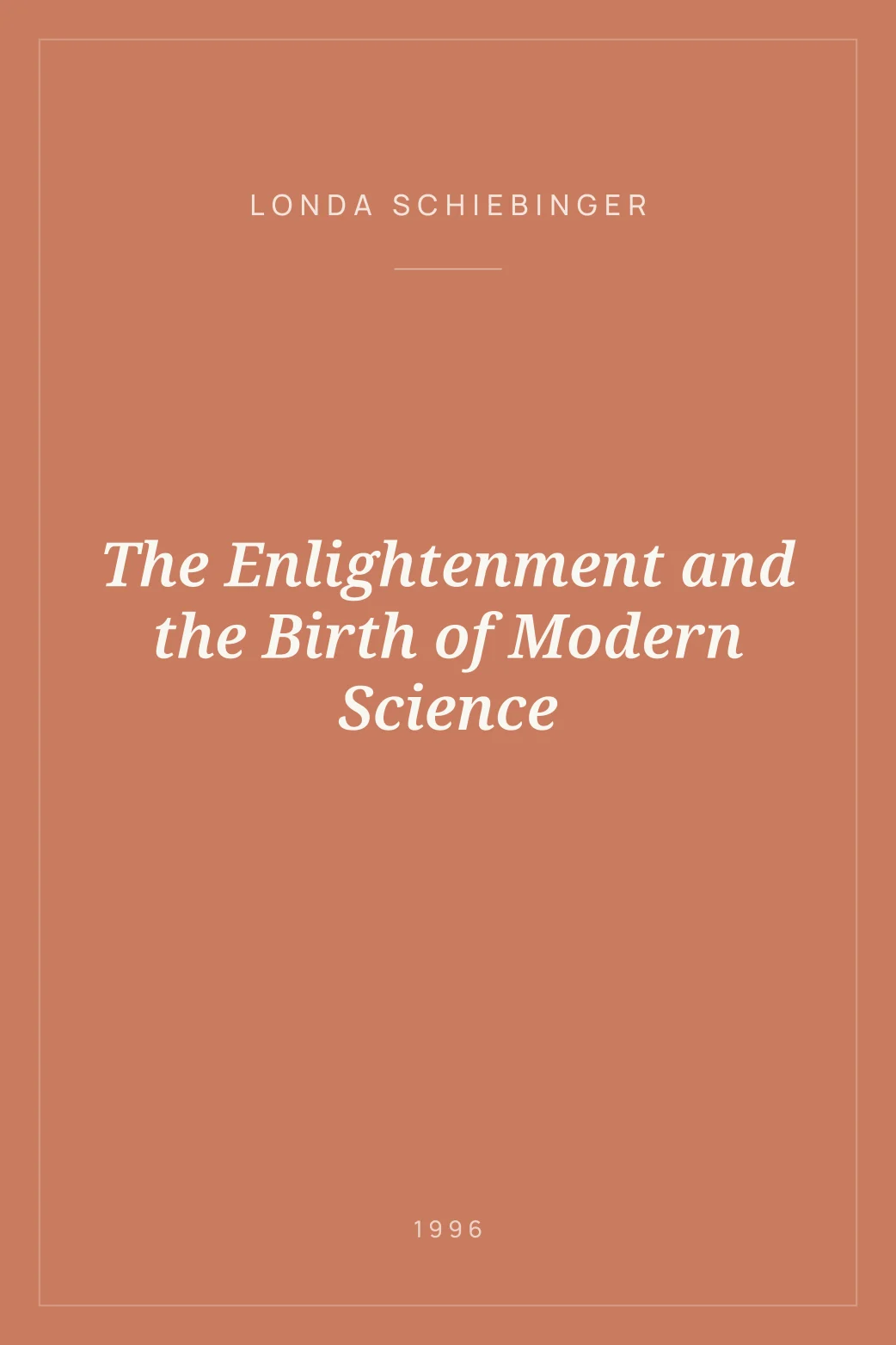 Portada de The Enlightenment and the Birth of Modern Science