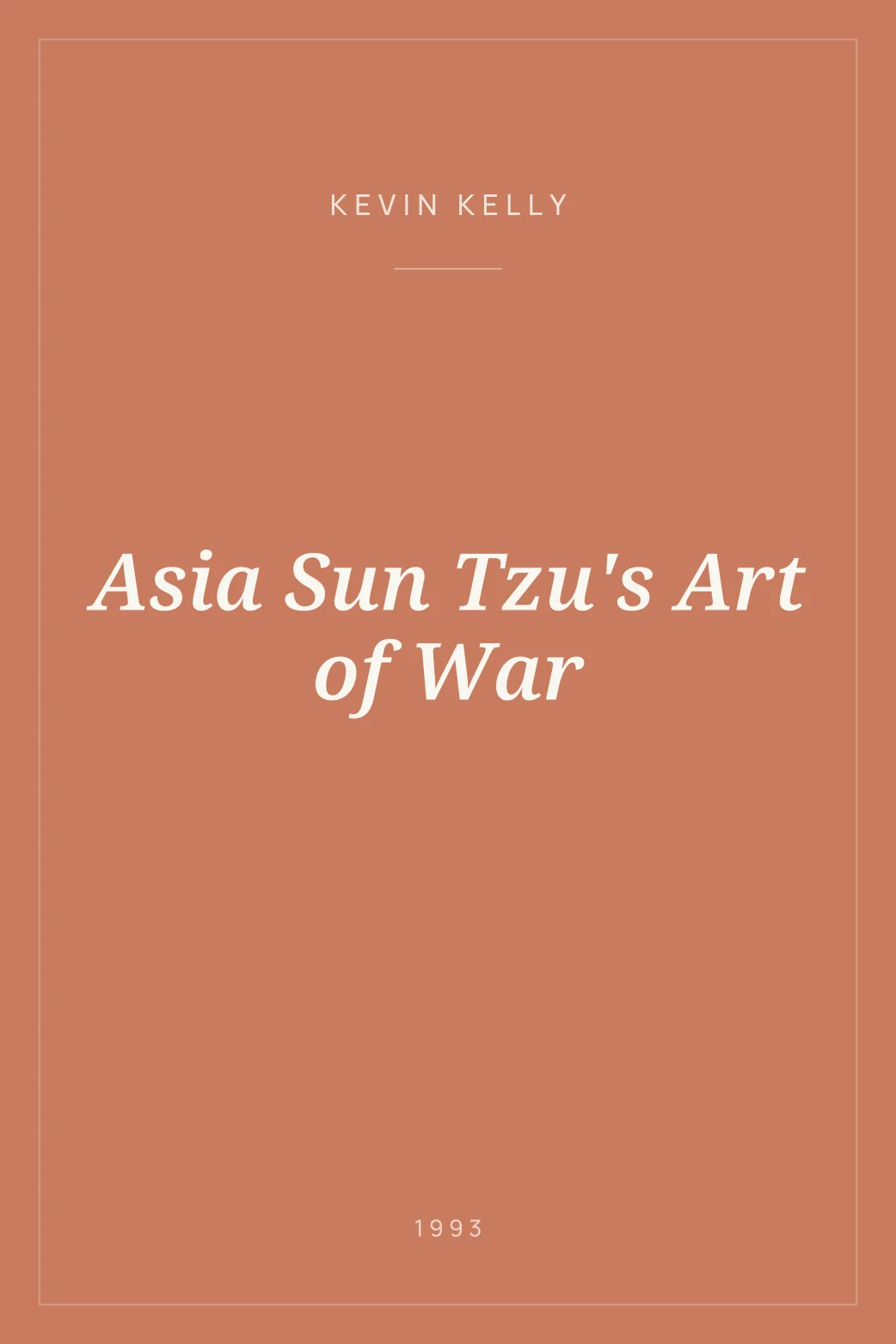 Portada de Asia Sun Tzu's Art of War
