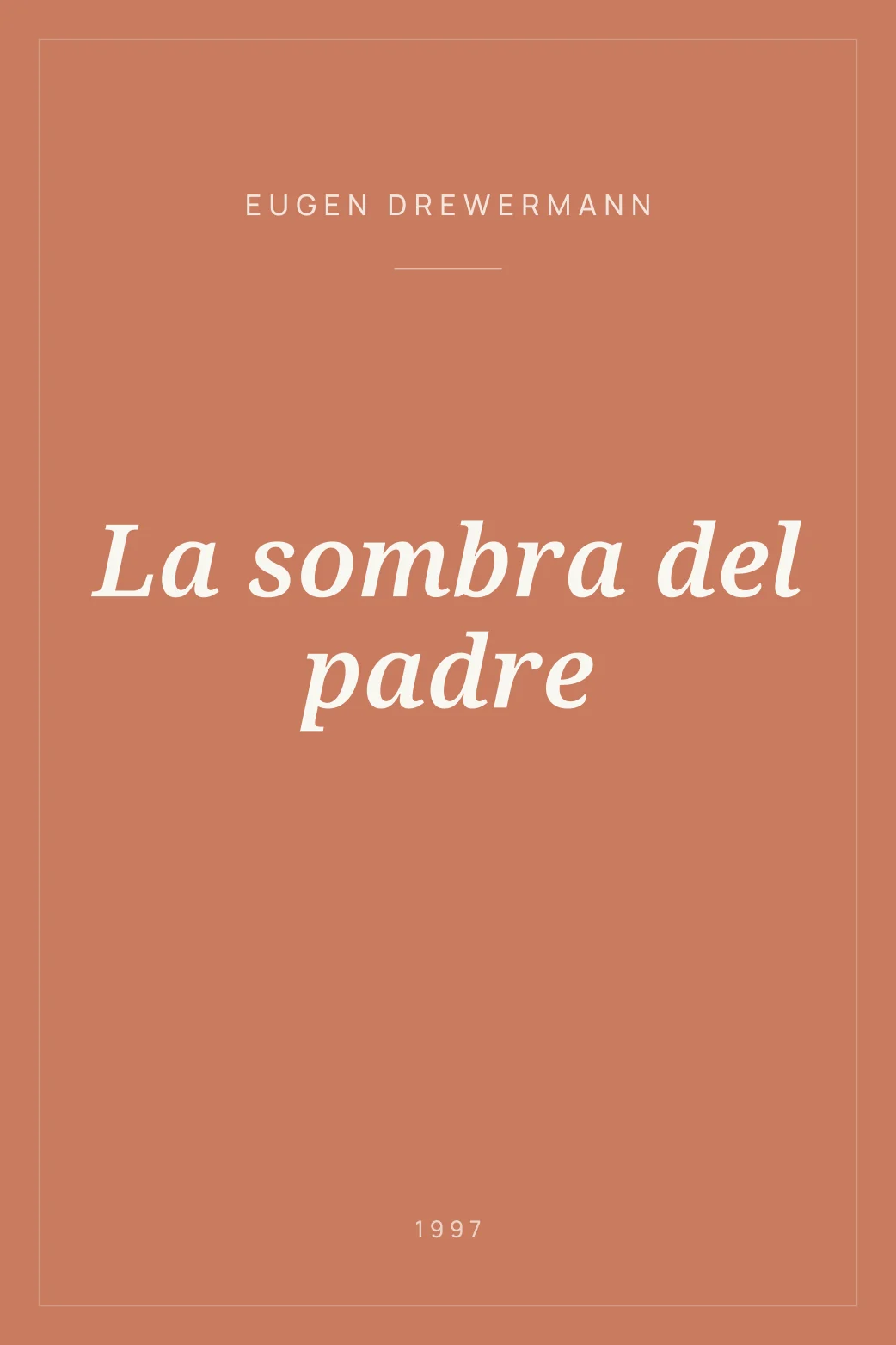 Portada de La sombra del padre