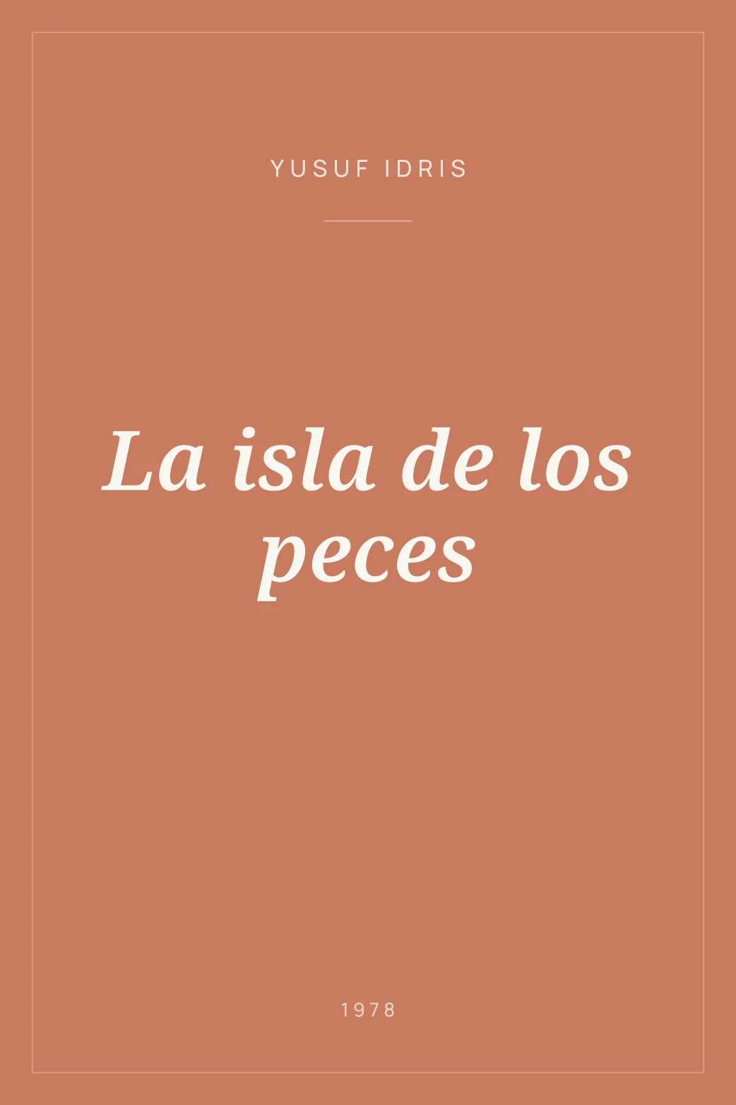 Portada de La isla de los peces