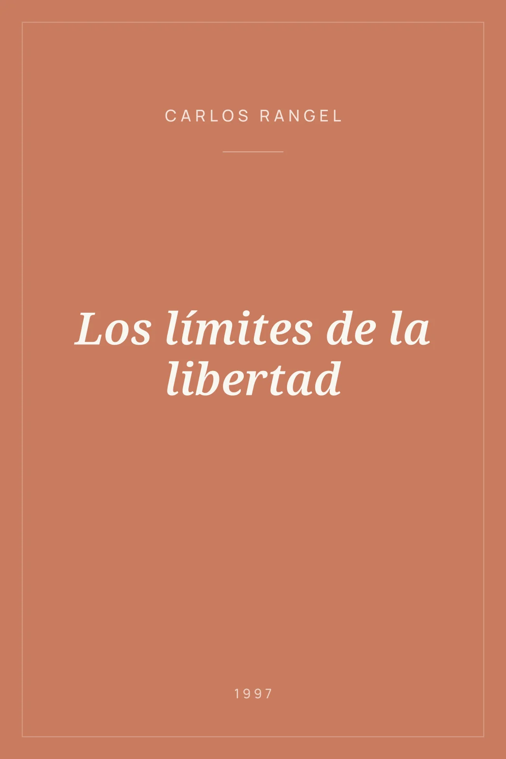 Portada de Los límites de la libertad