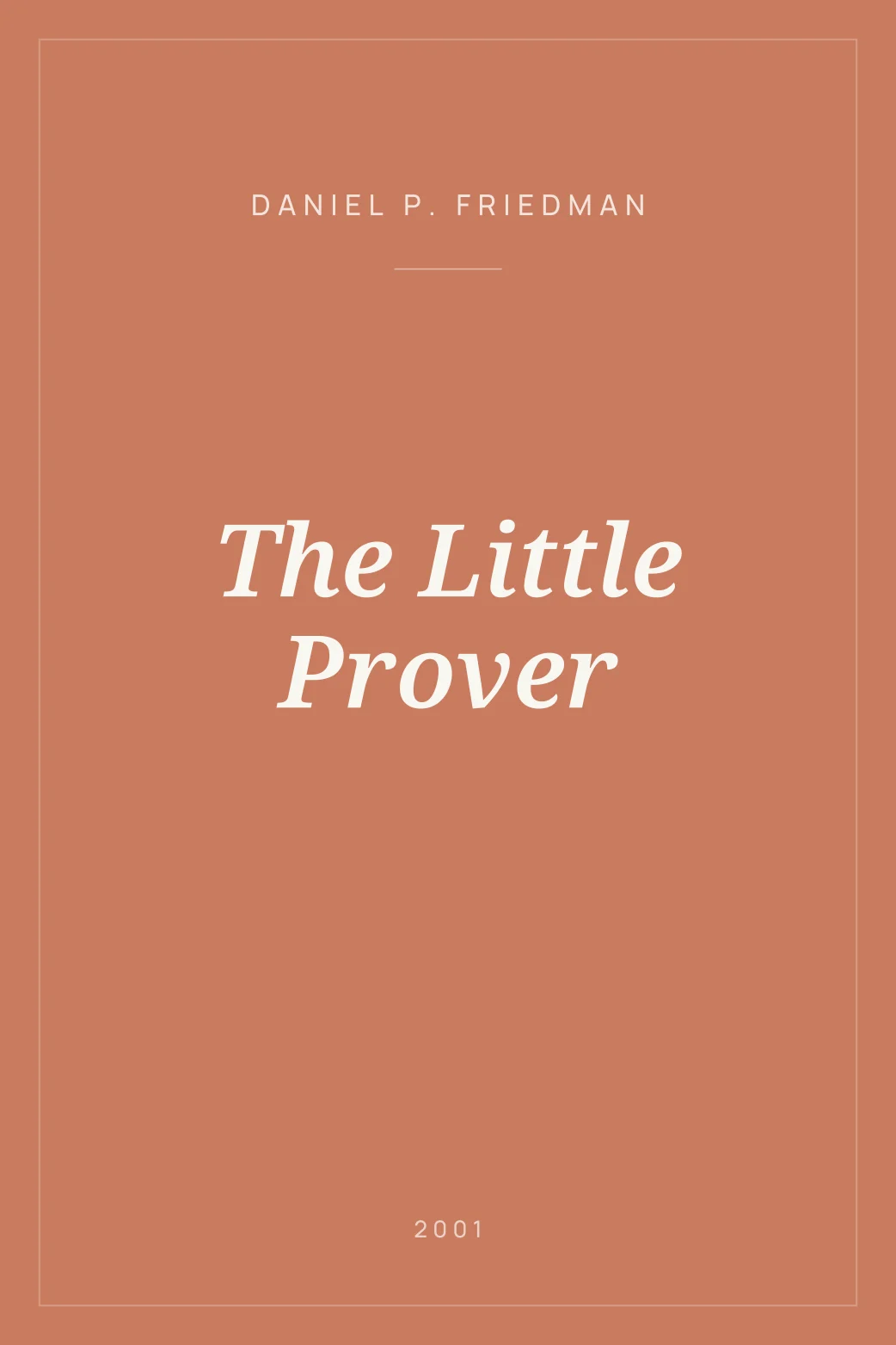 Portada de The Little Prover