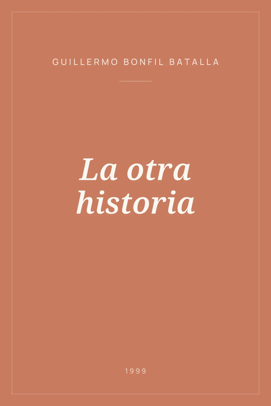 Portada de La otra historia