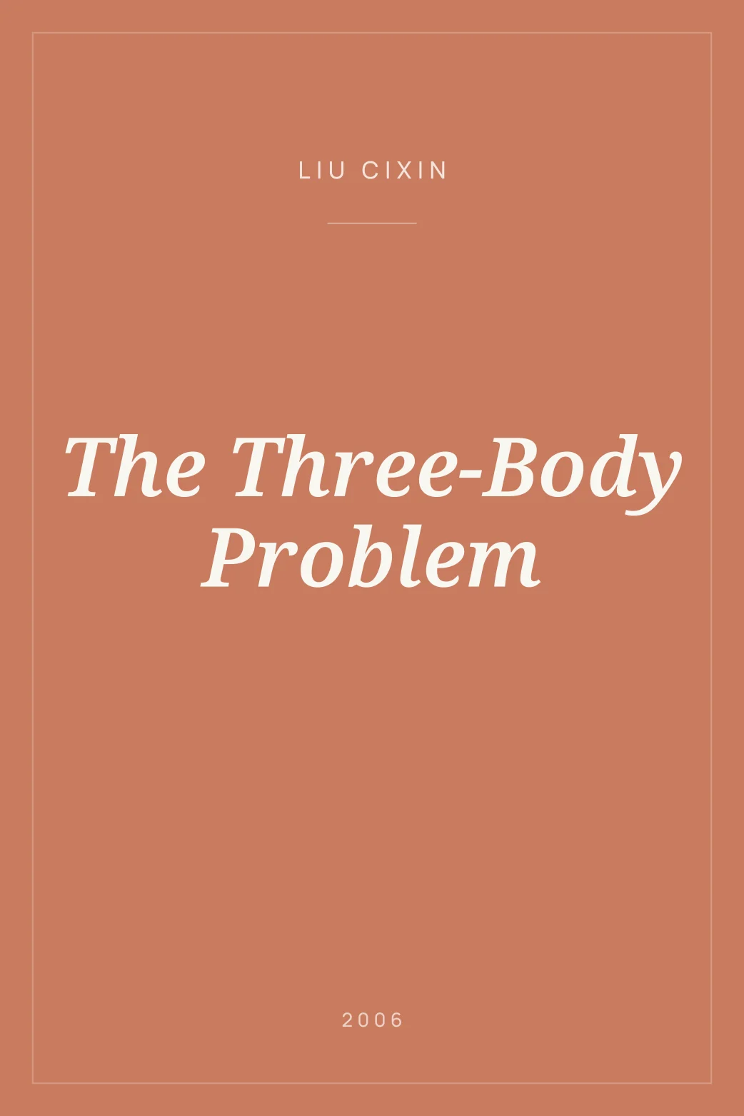 Portada de The Three-Body Problem