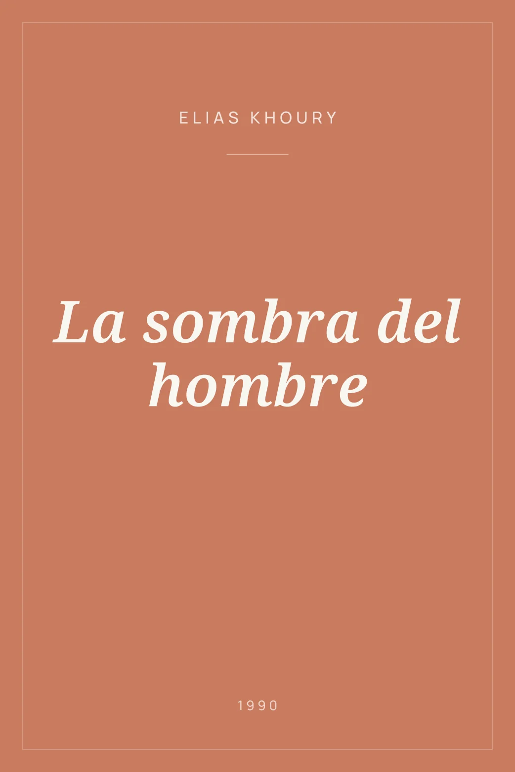 Portada de La sombra del hombre