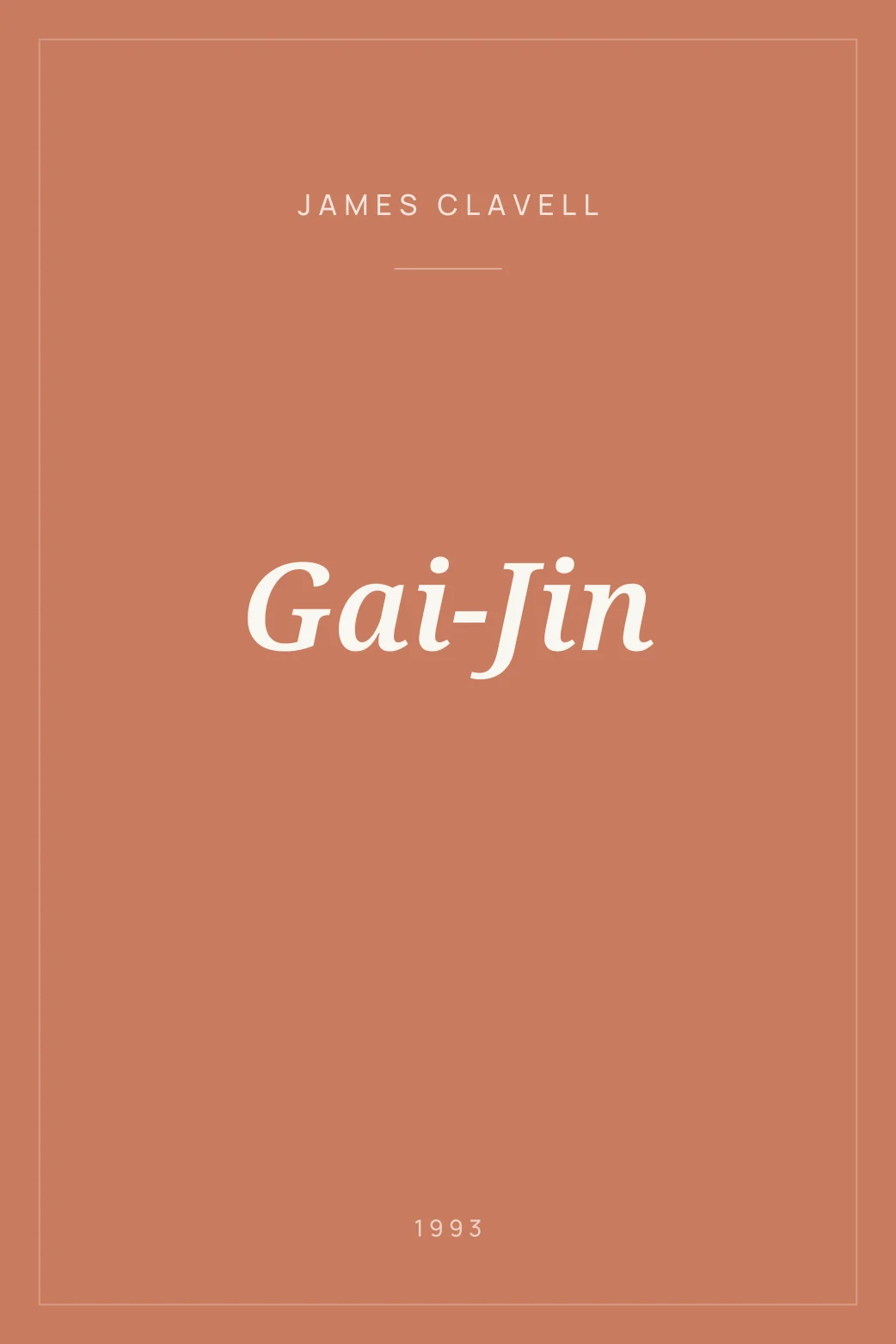 Portada de Gai-Jin