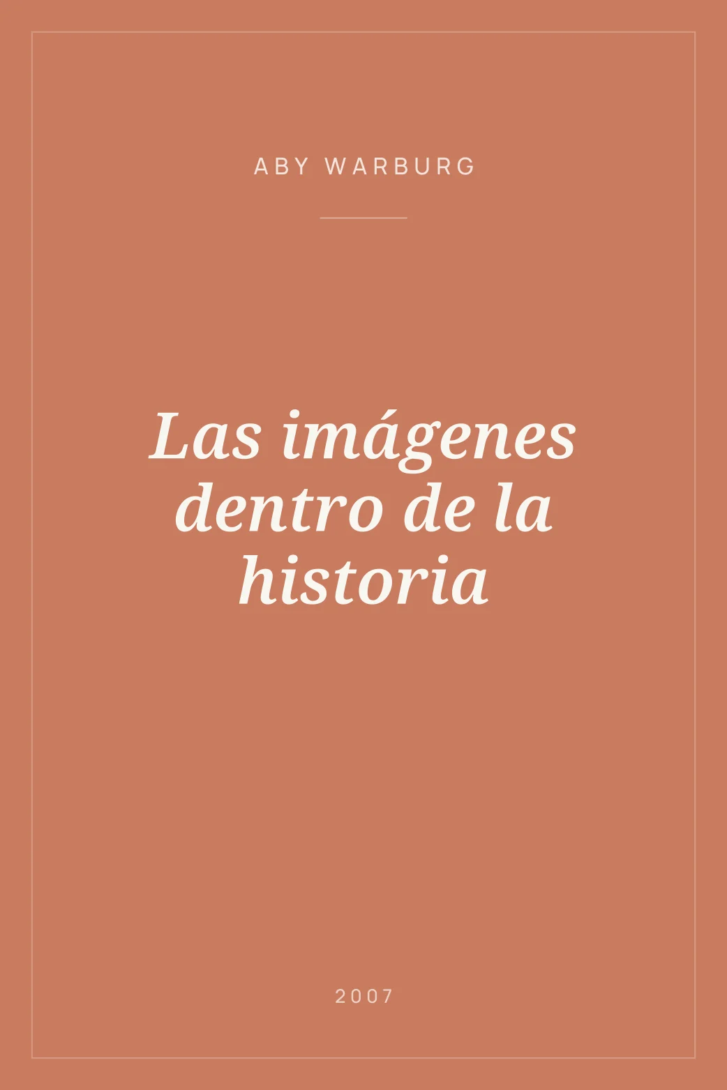 Portada de Las imágenes dentro de la historia