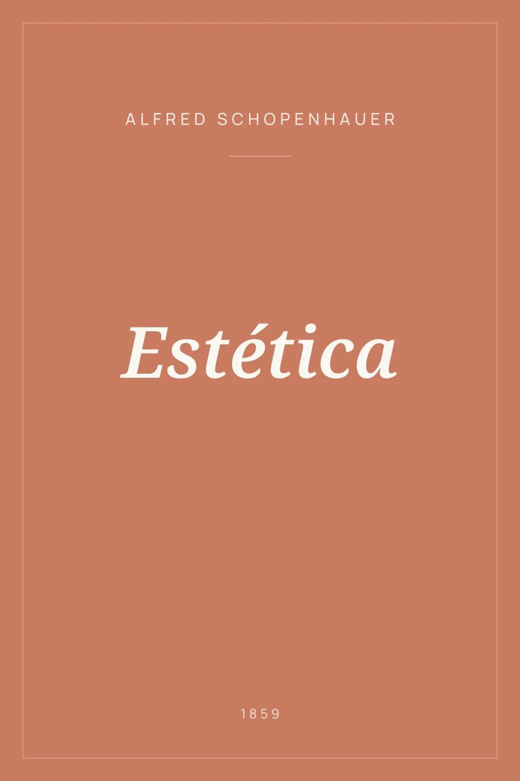 Portada de Estética