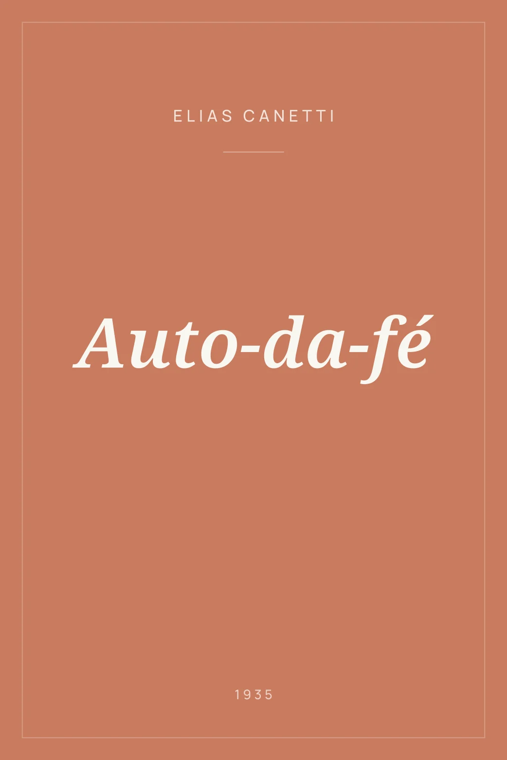 Portada de Auto-da-fé
