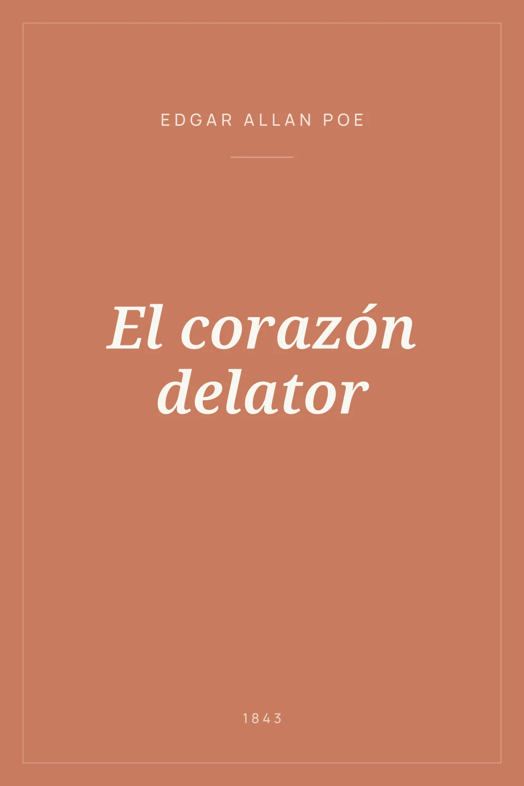 Portada de El corazón delator