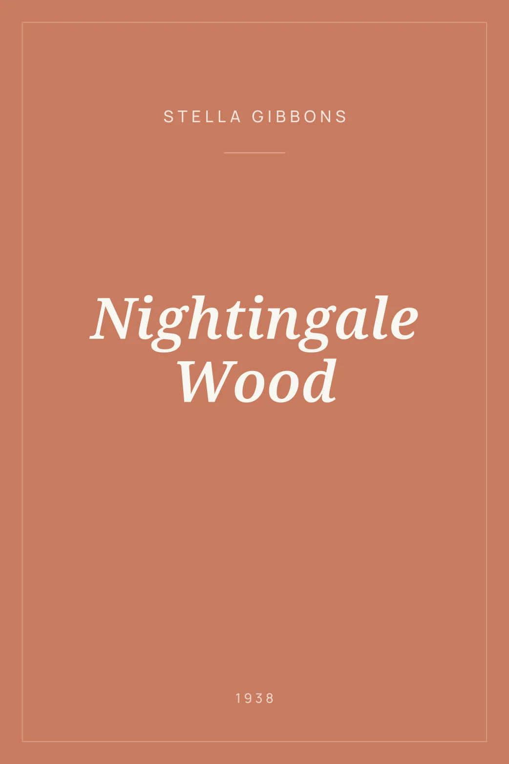 Portada de Nightingale Wood