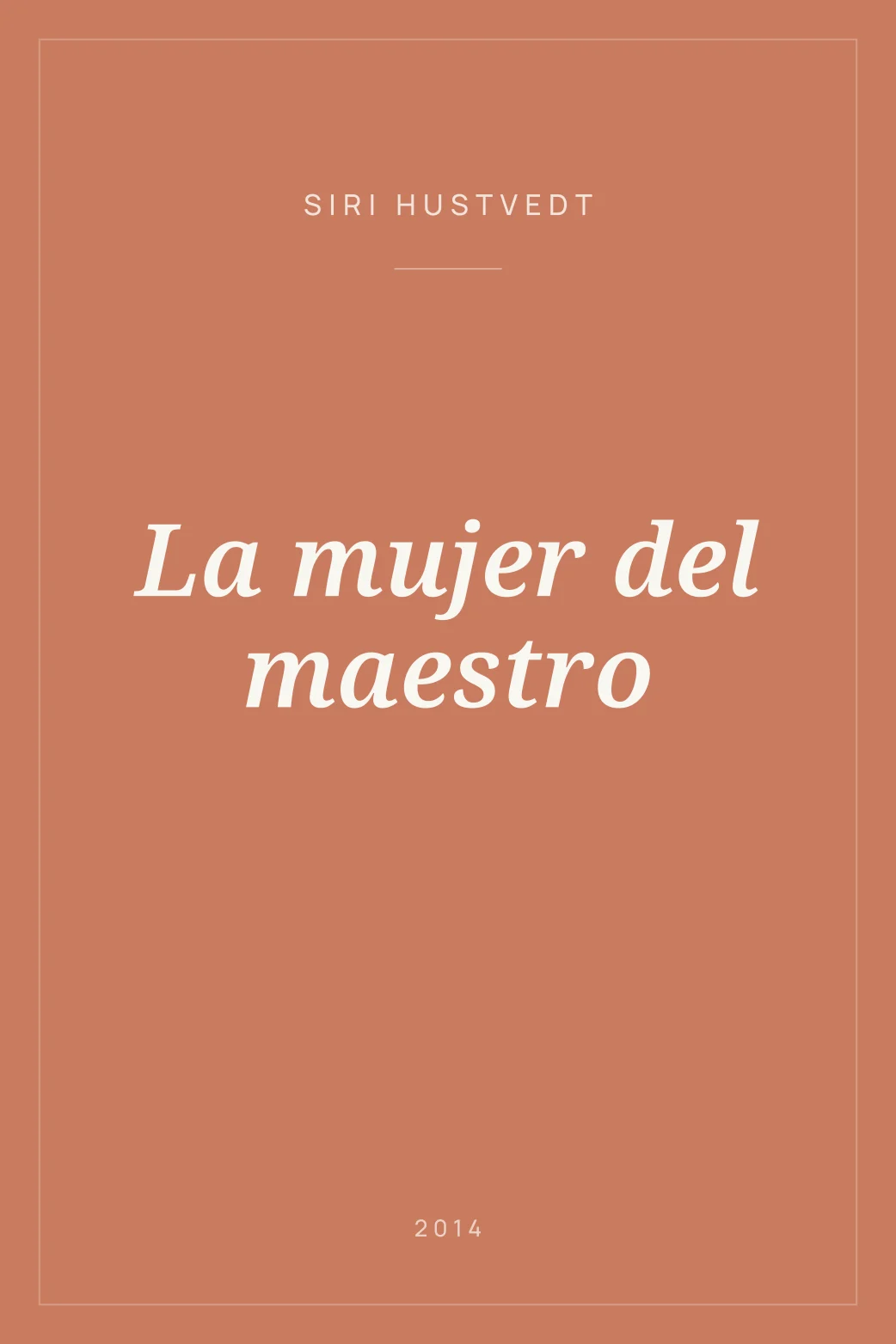 Portada de La mujer del maestro