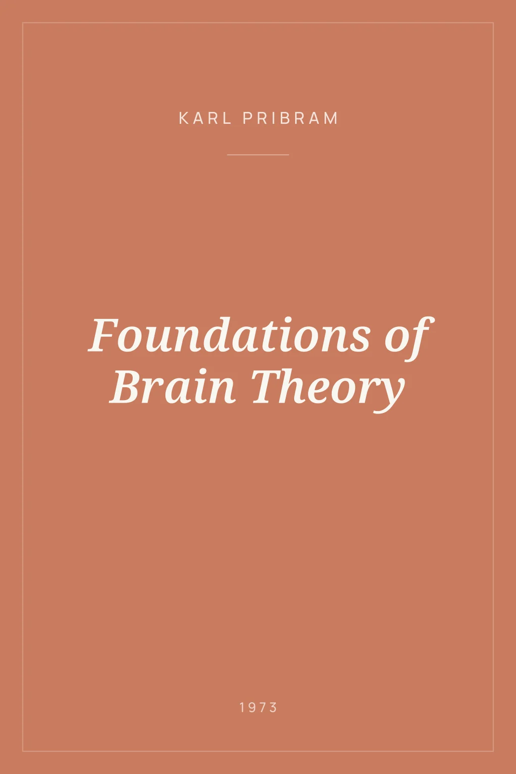 Portada de Foundations of Brain Theory