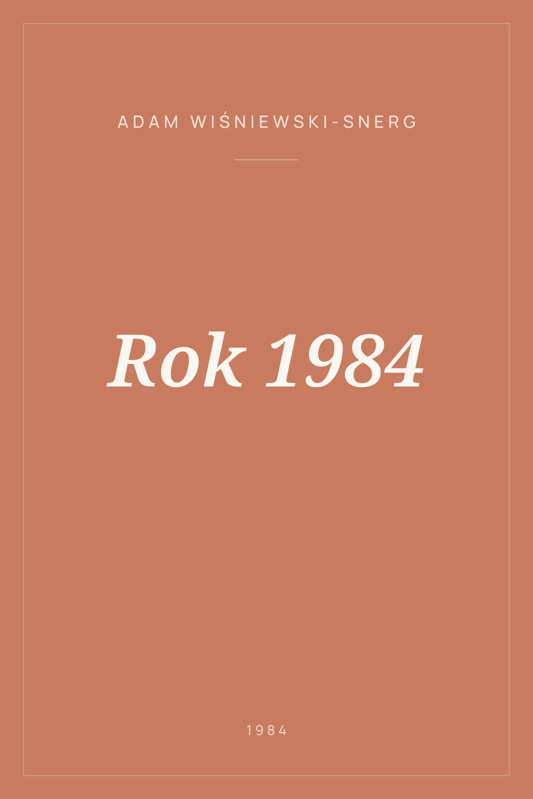 Portada de Rok 1984