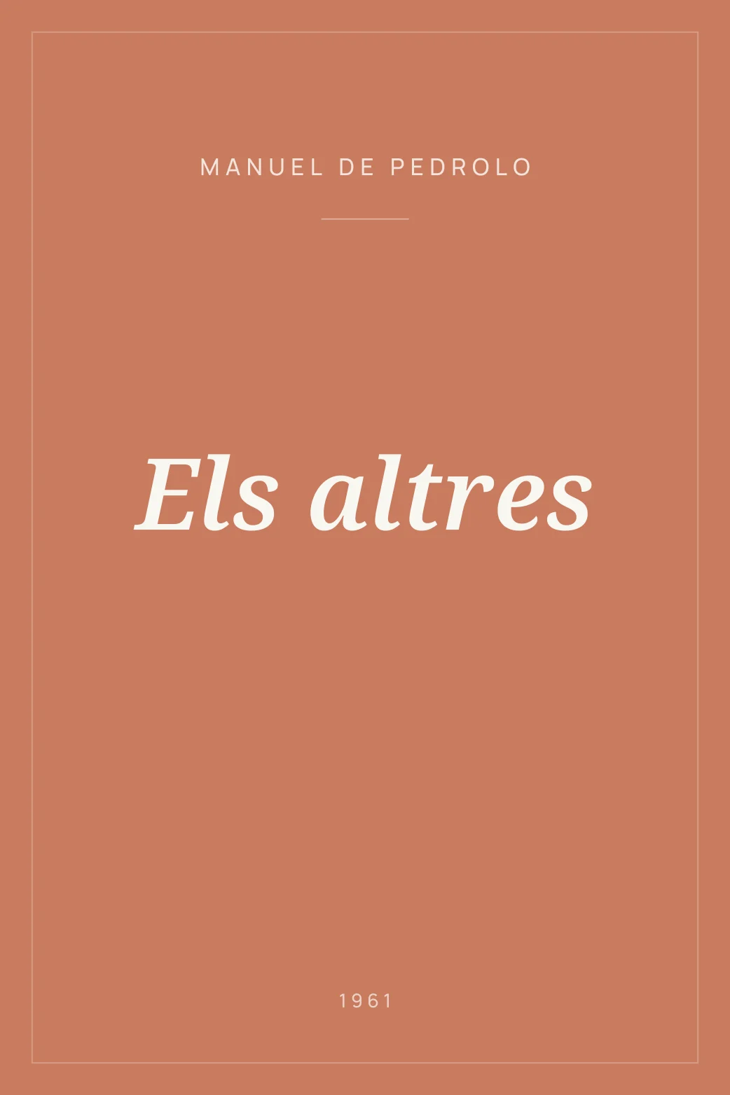 Portada de Els altres