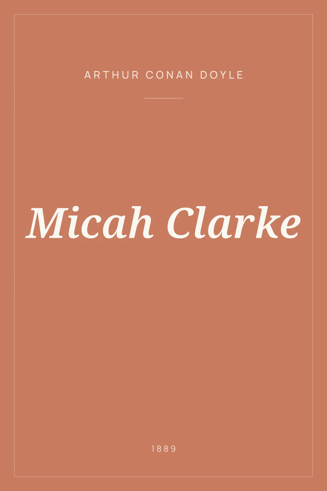 Portada de Micah Clarke