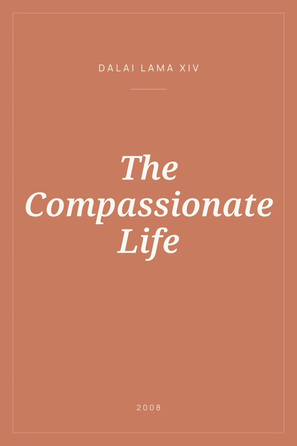 Portada de The Compassionate Life