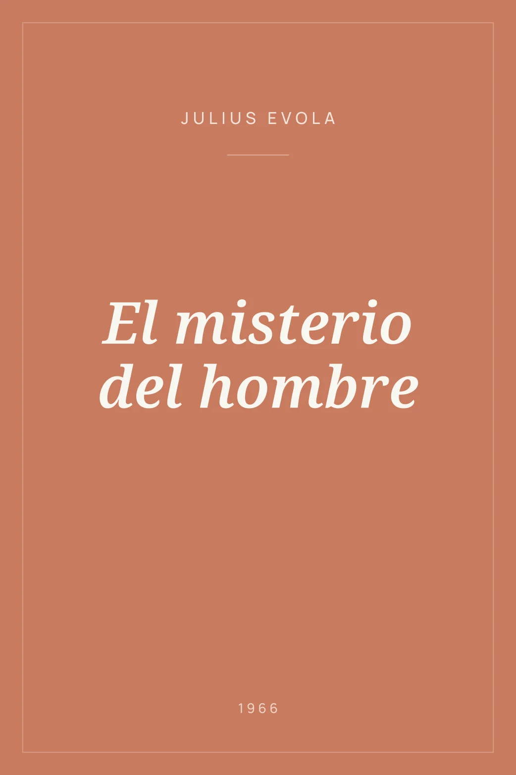 Portada de El misterio del hombre