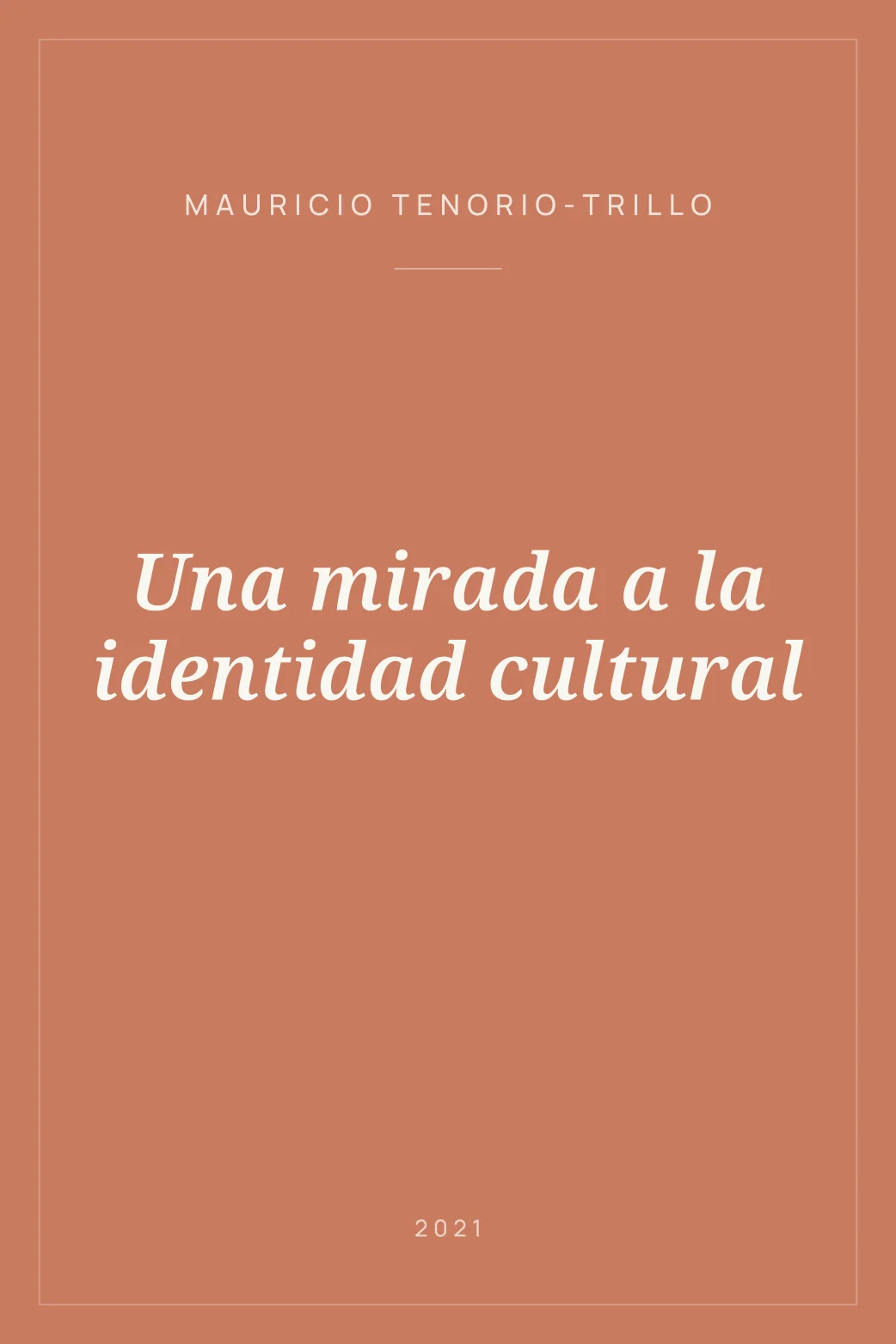 Portada de Una mirada a la identidad cultural