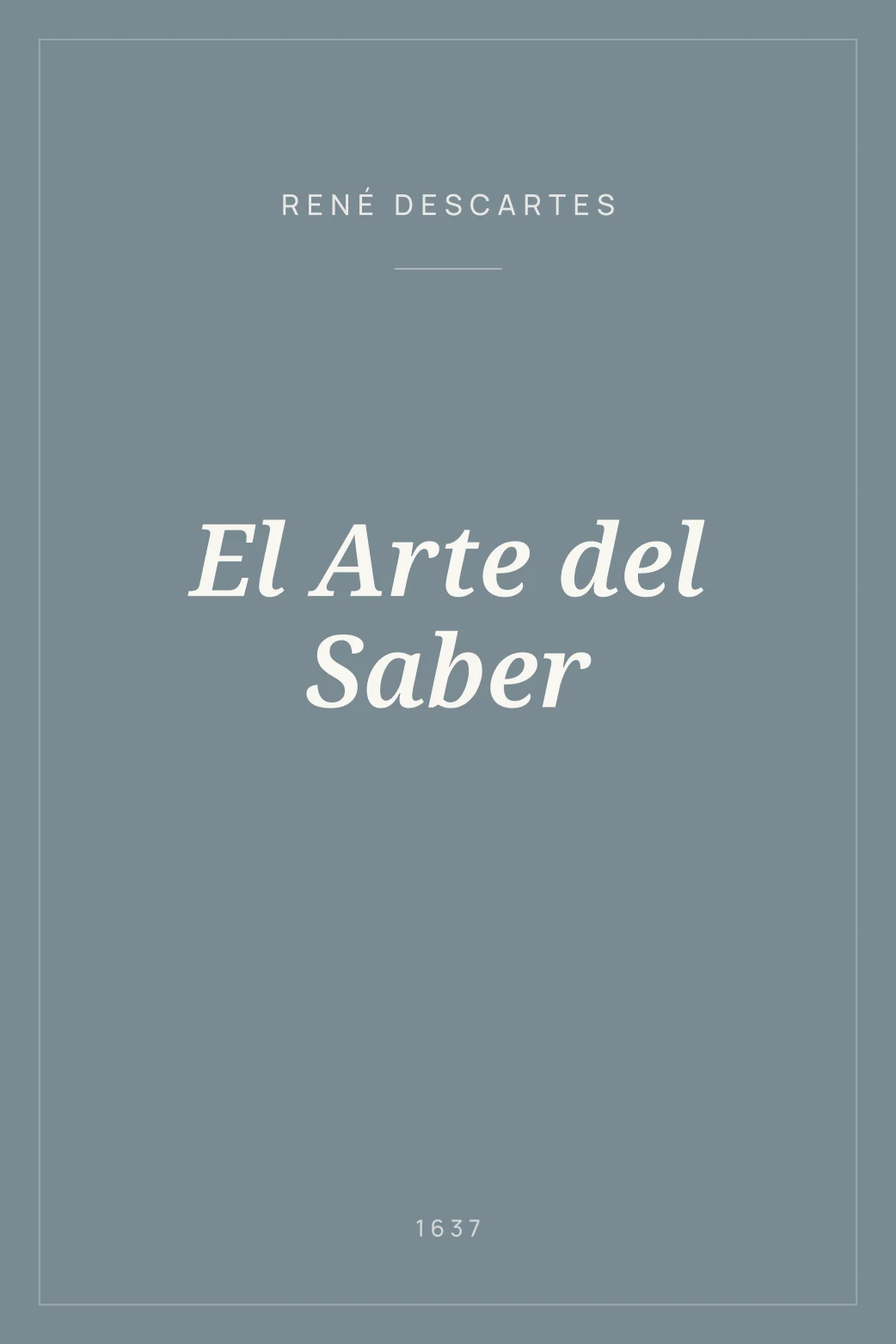 Portada de El Arte del Saber