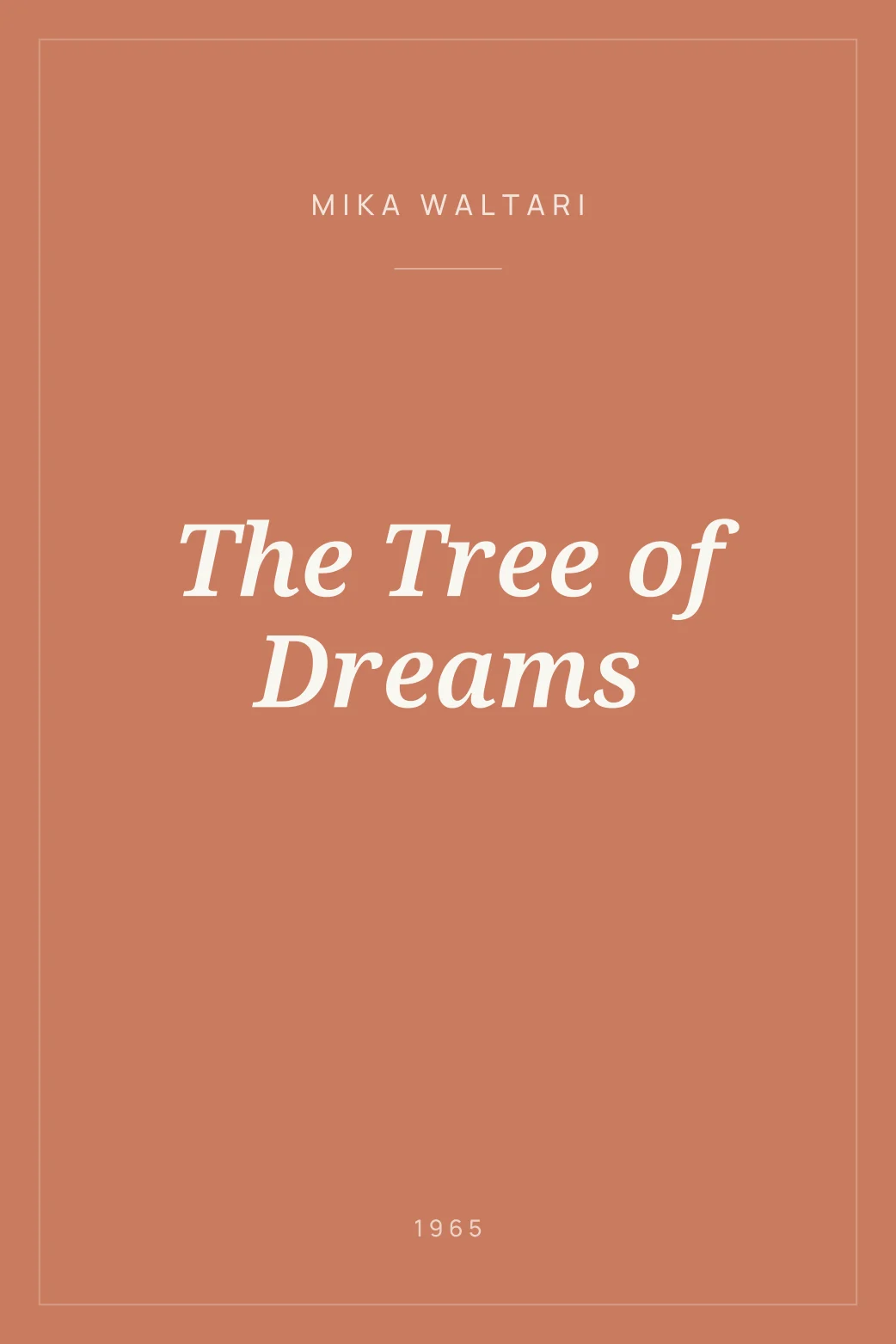 Portada de The Tree of Dreams