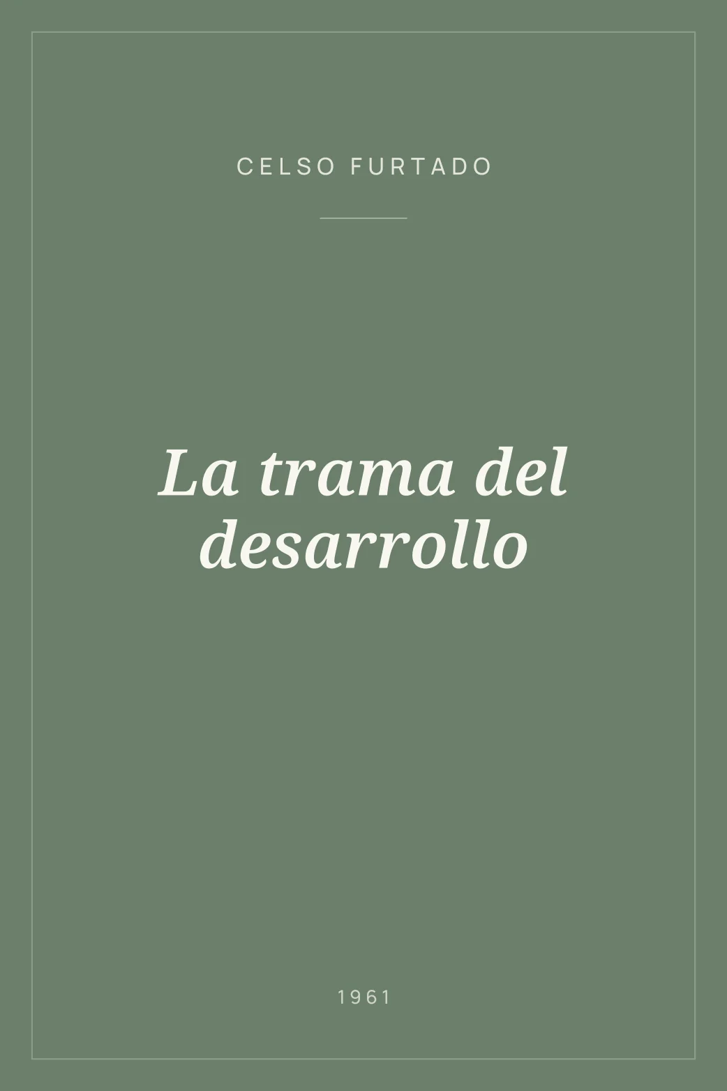 Portada de La trama del desarrollo