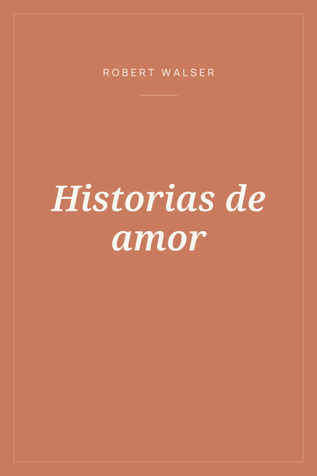 Portada de Historias de amor