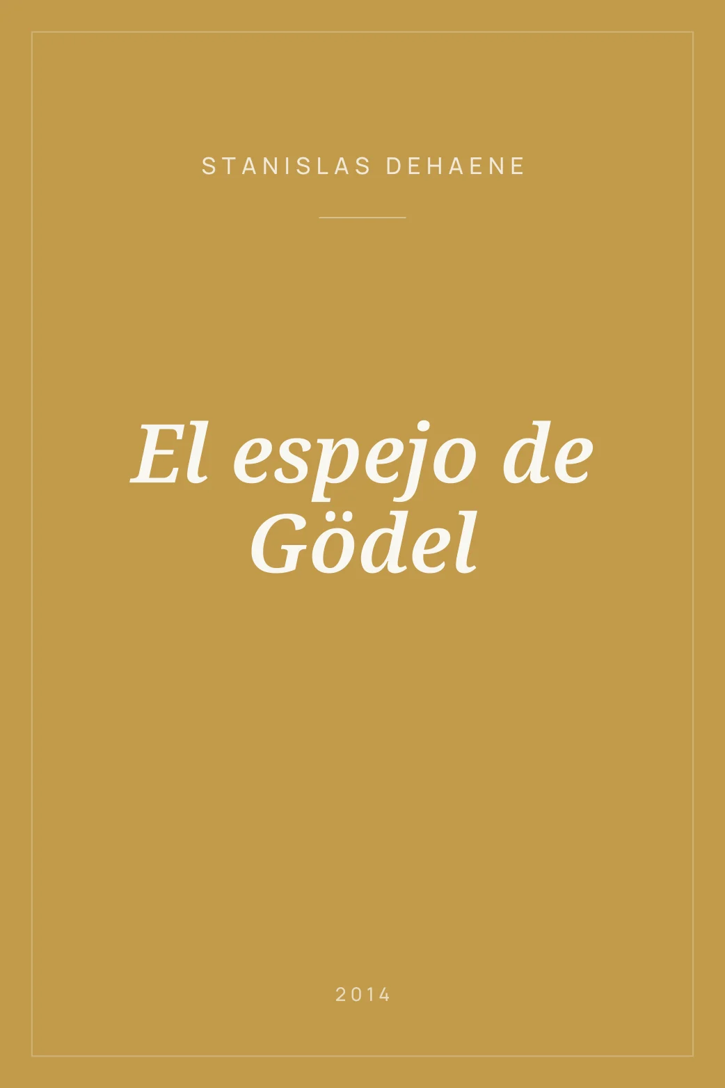 Portada de El espejo de Gödel