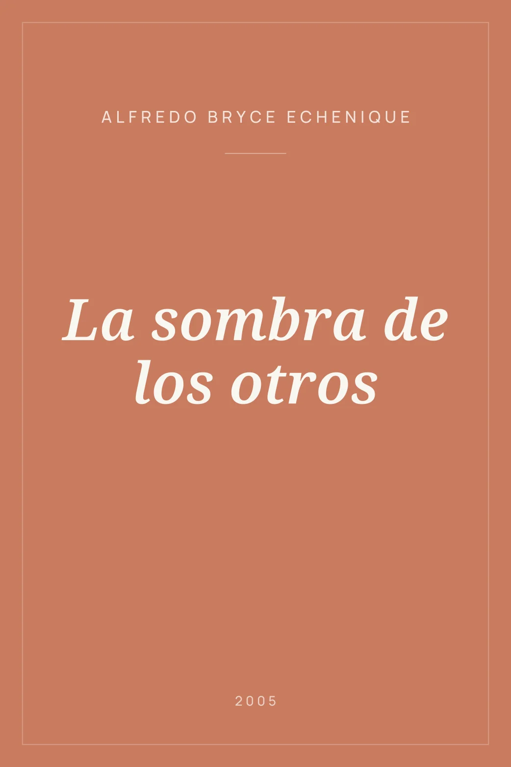 Portada de La sombra de los otros