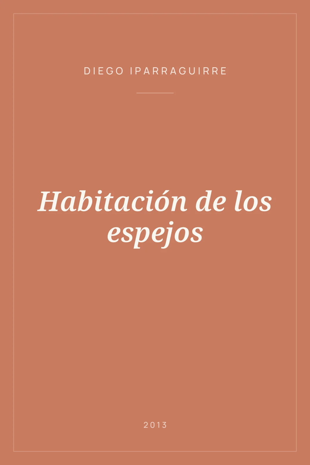 Portada de Habitación de los espejos