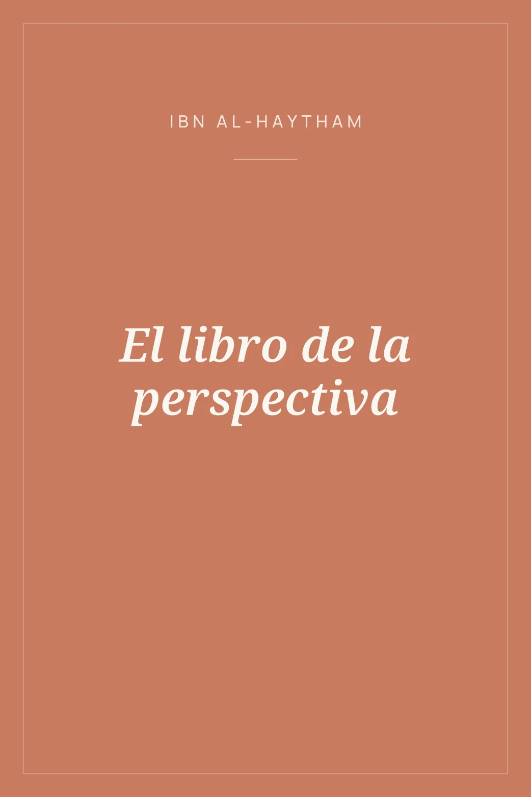 Portada de El libro de la perspectiva