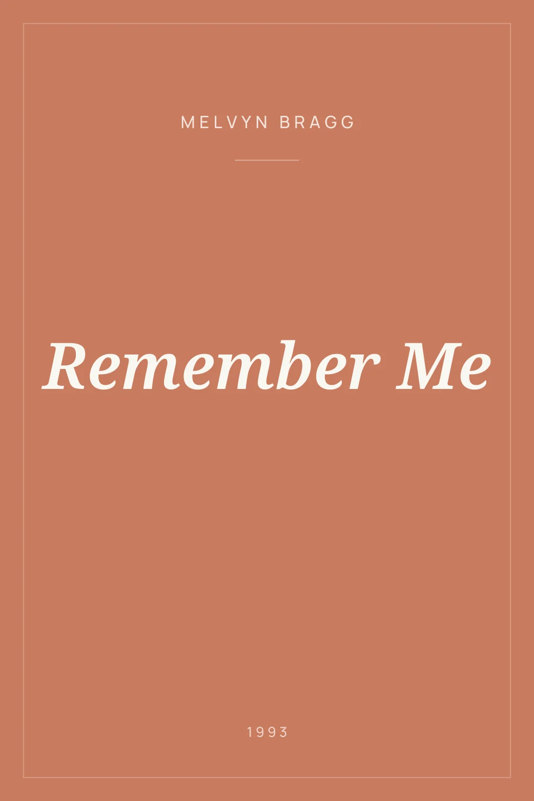 Portada de Remember Me