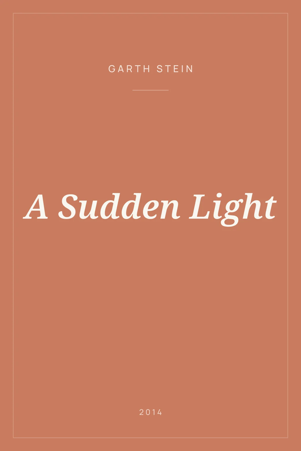 Portada de A Sudden Light