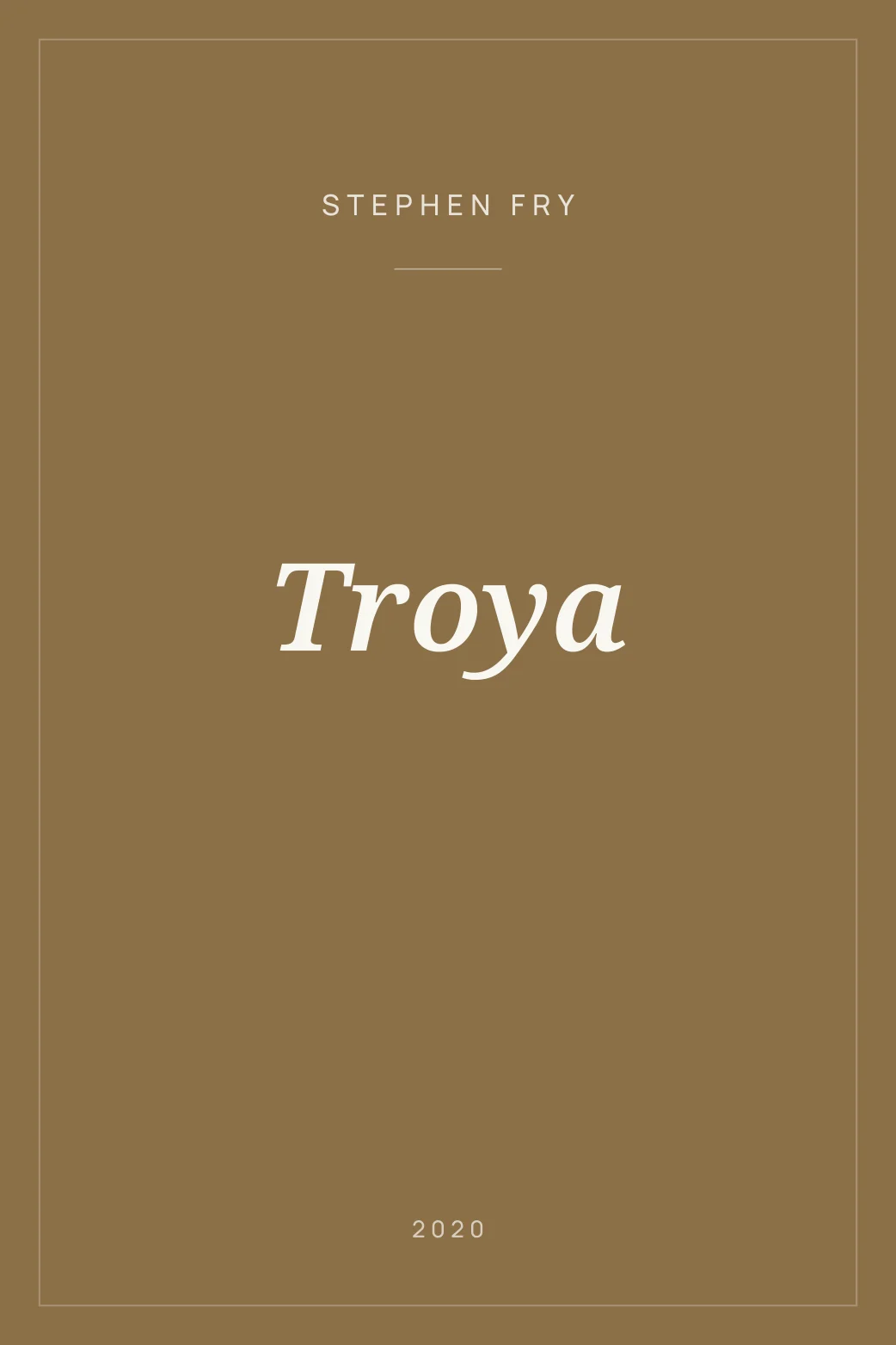 Portada de Troya