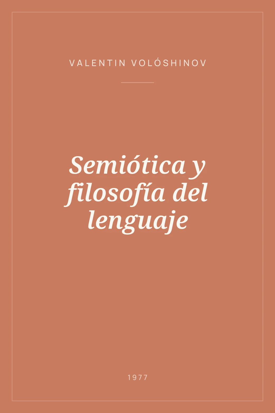 Portada de Semiótica y filosofía del lenguaje
