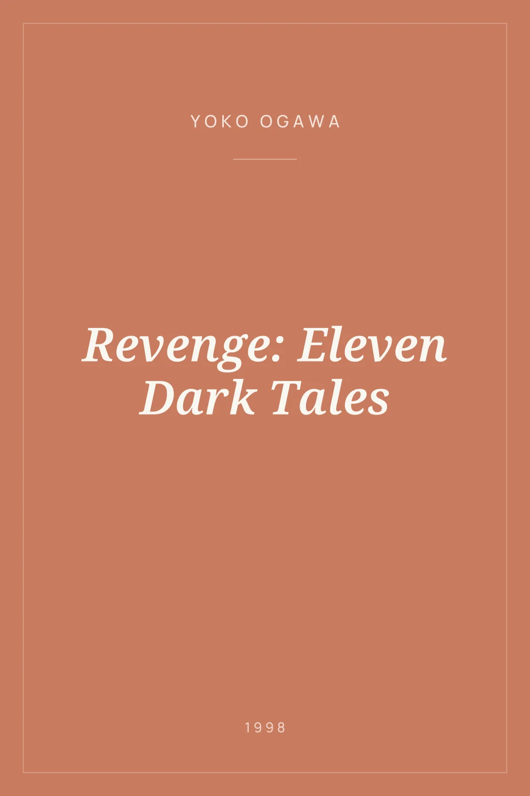 Portada de Revenge: Eleven Dark Tales