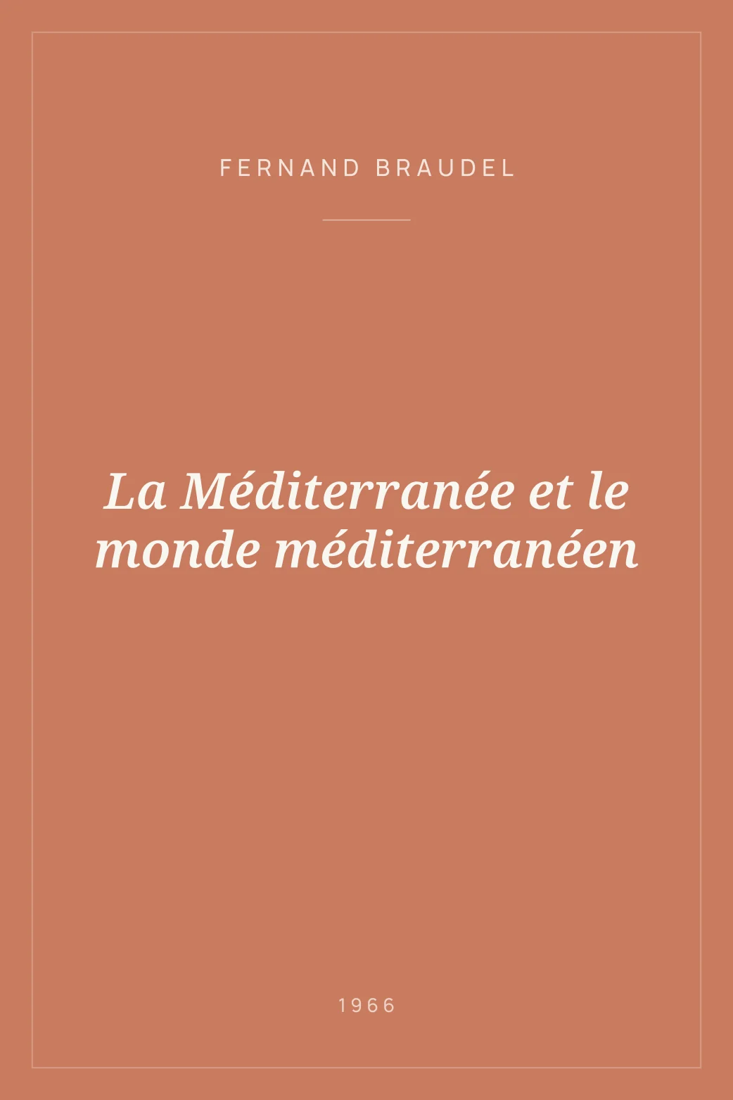 Portada de La Méditerranée et le monde méditerranéen