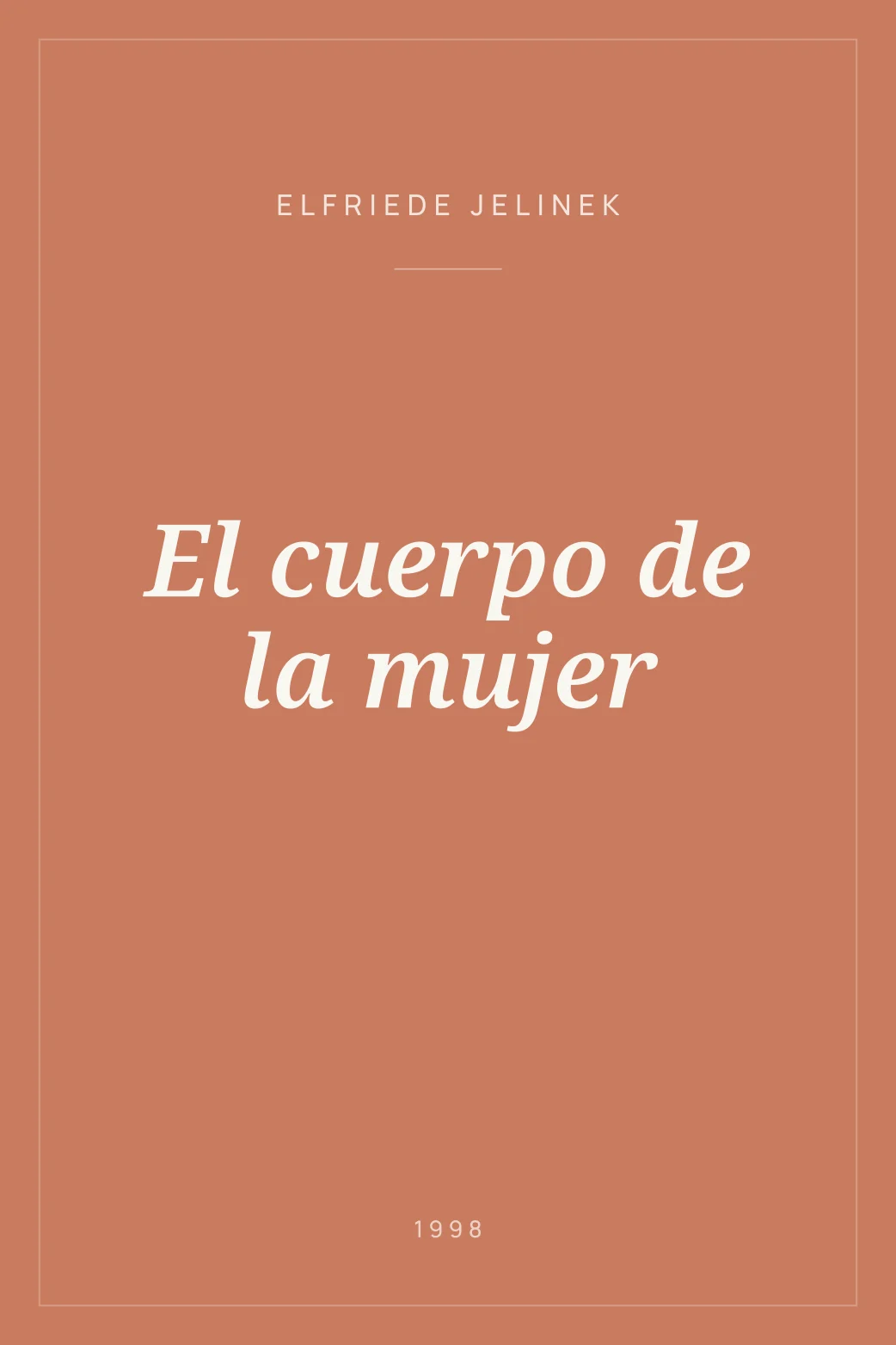 Portada de El cuerpo de la mujer