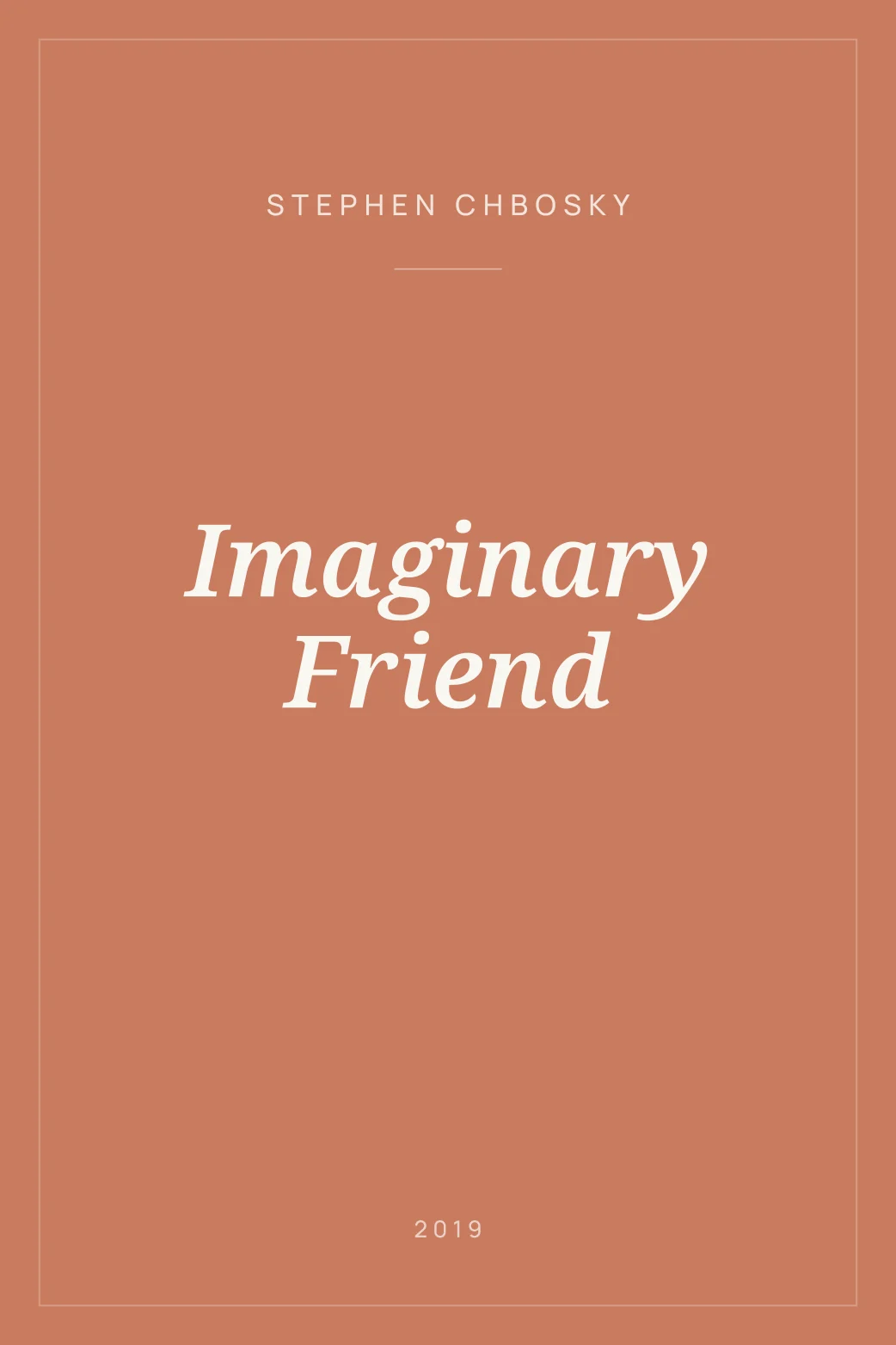 Portada de Imaginary Friend