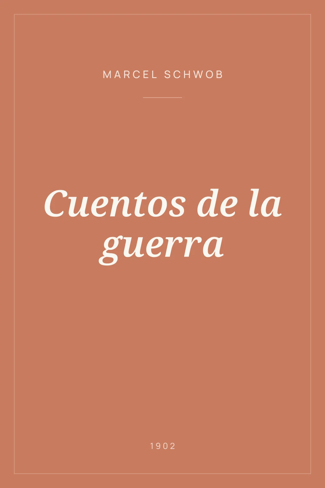 Portada de Cuentos de la guerra