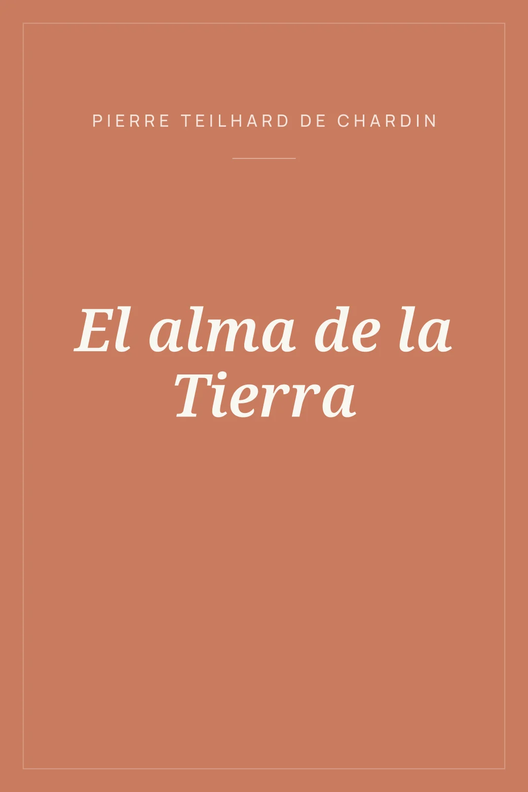 Portada de El alma de la Tierra