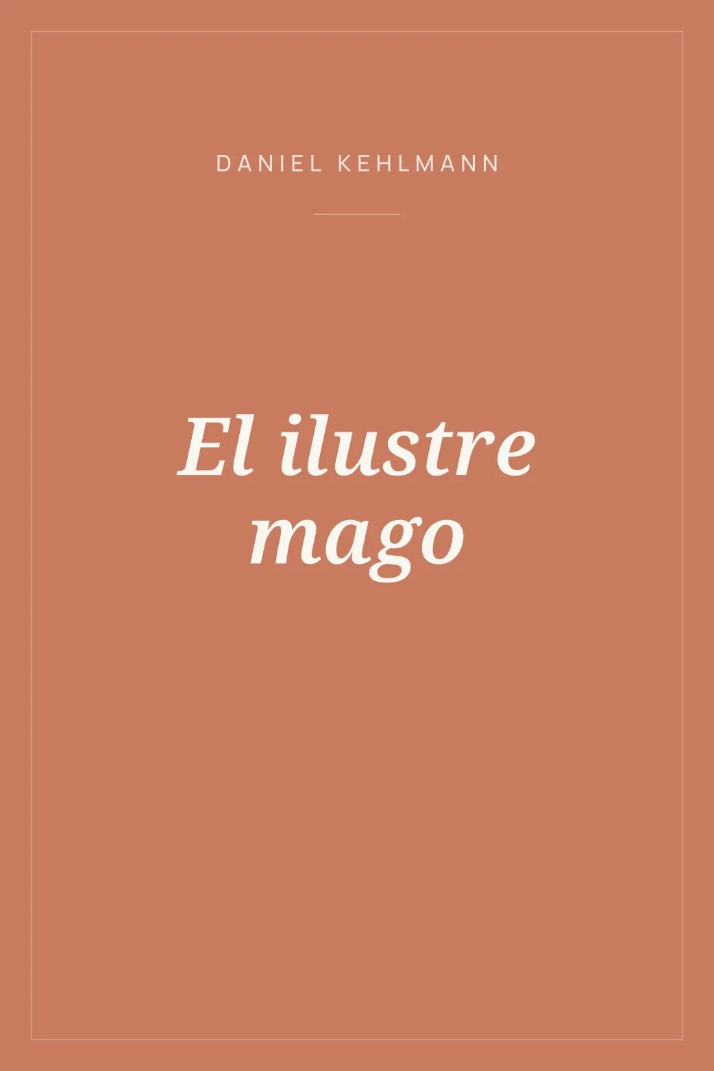 Portada de El ilustre mago