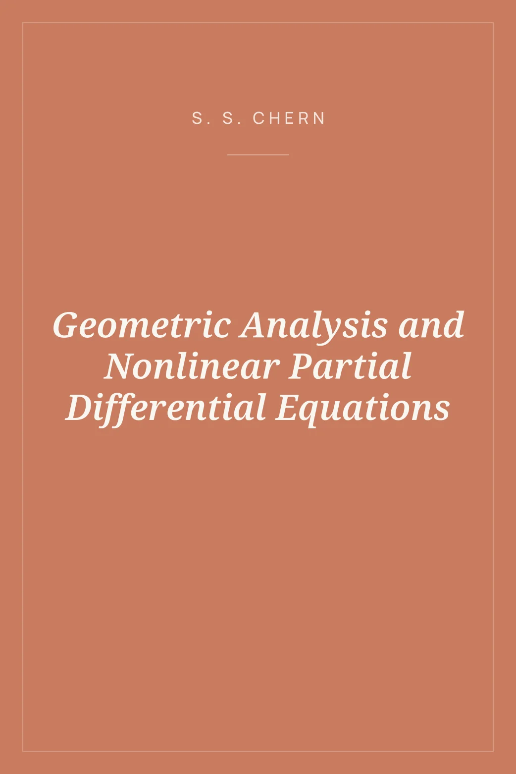 Portada de Geometric Analysis and Nonlinear Partial Differential Equations