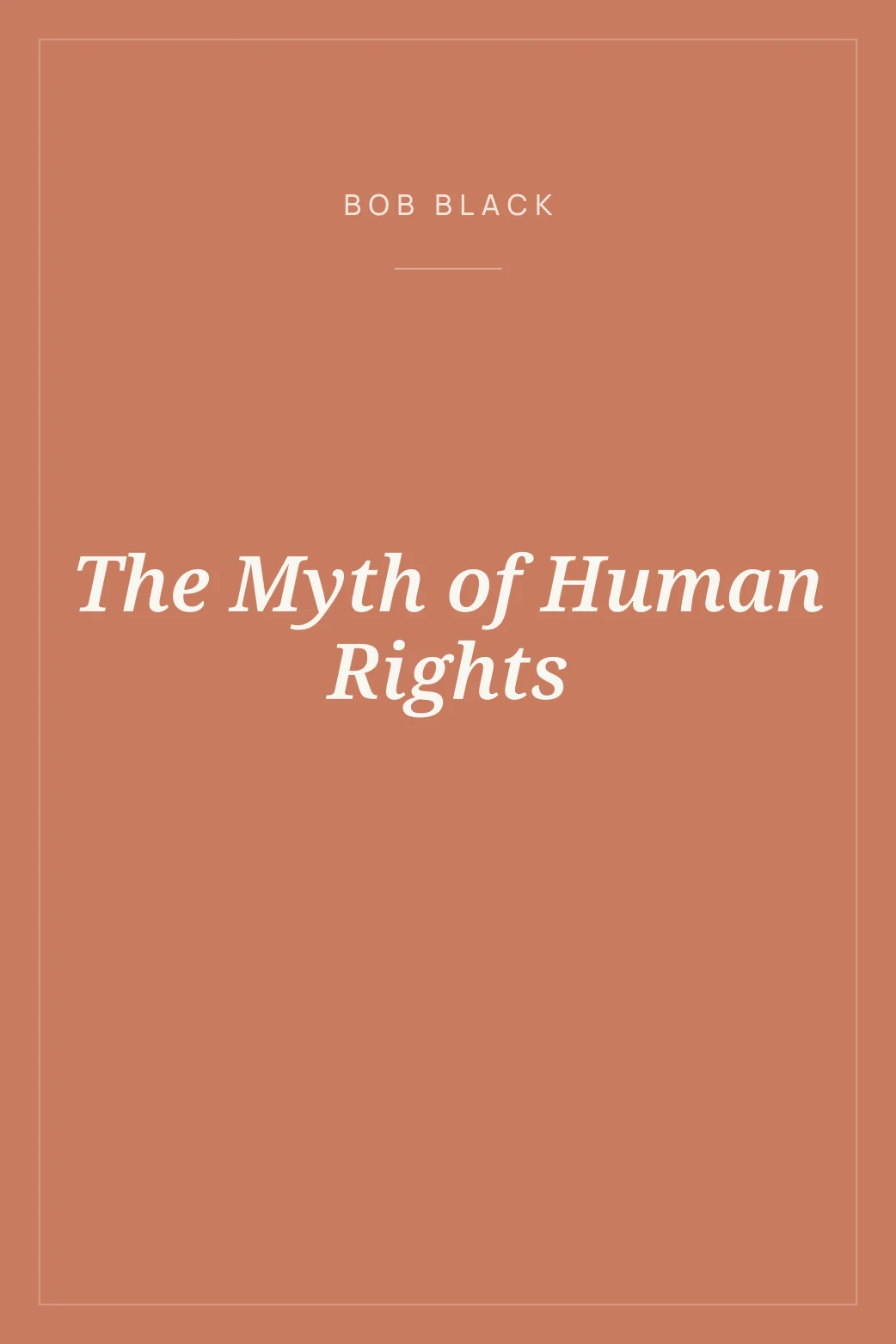 Portada de The Myth of Human Rights