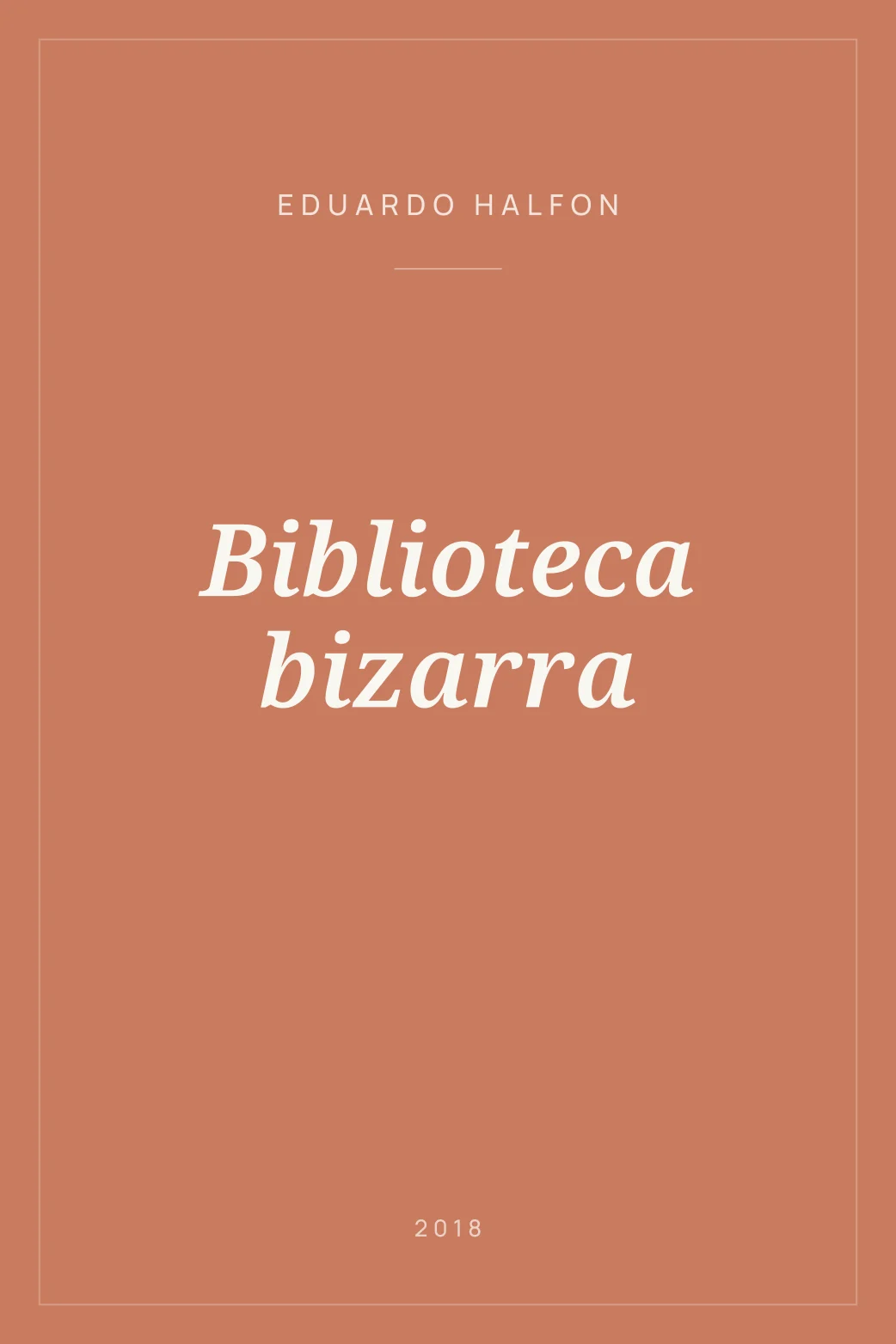 Portada de Biblioteca bizarra