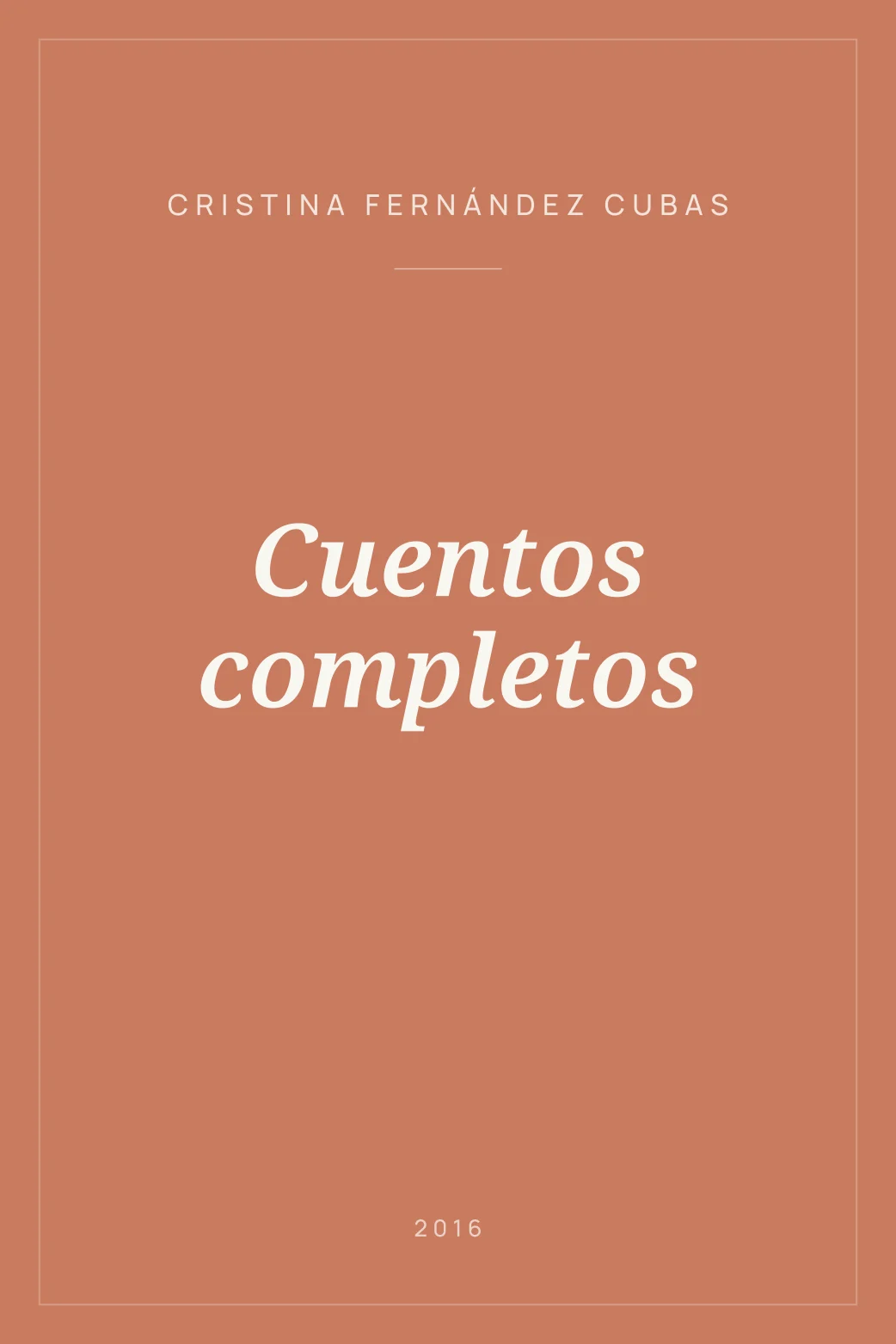 Portada de Cuentos completos