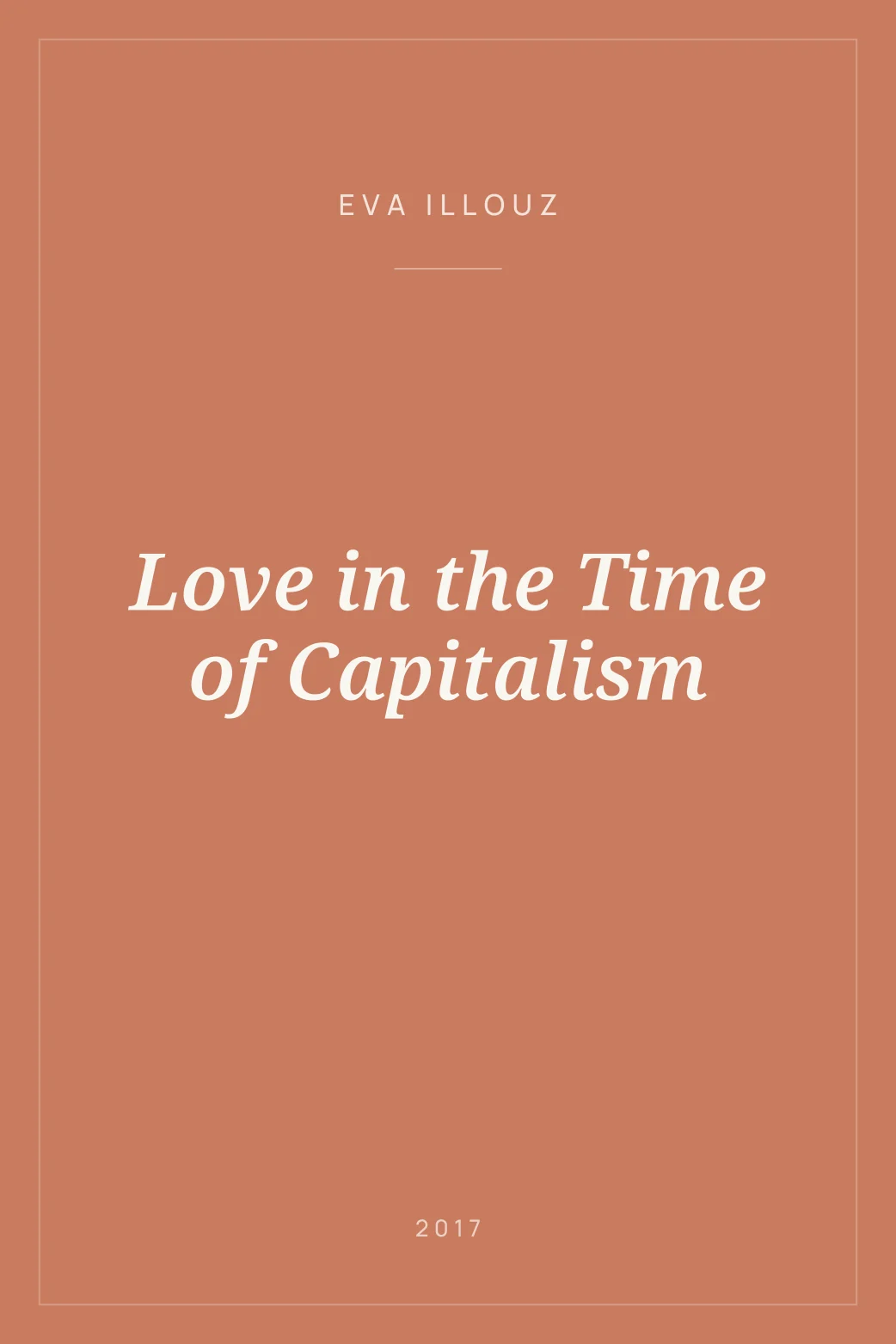 Portada de Love in the Time of Capitalism