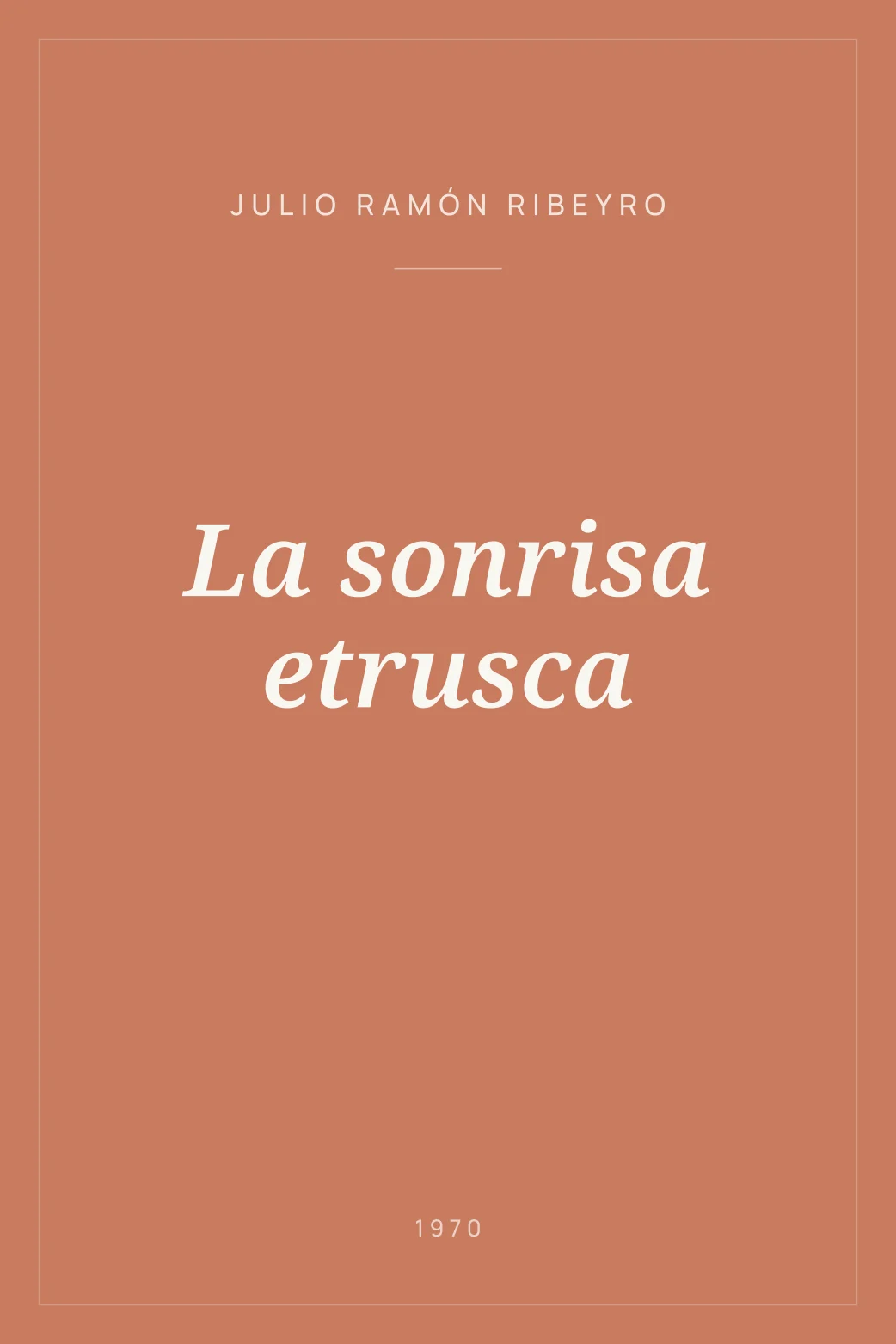 Portada de La sonrisa etrusca