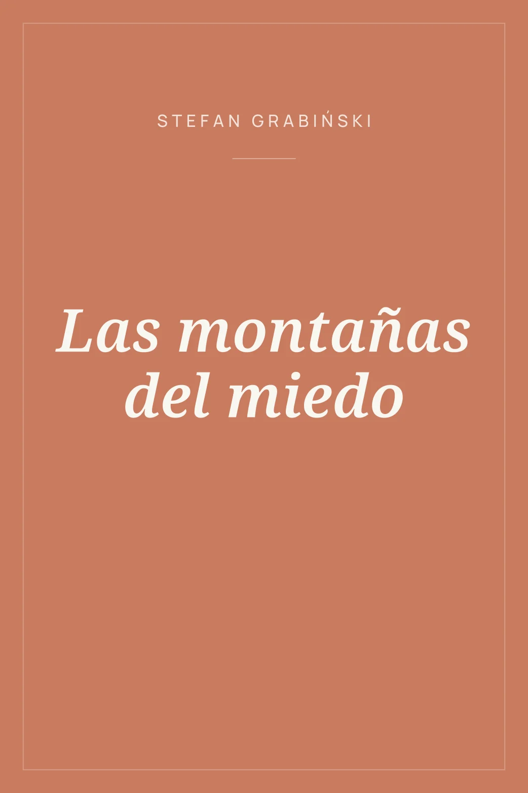 Portada de Las montañas del miedo