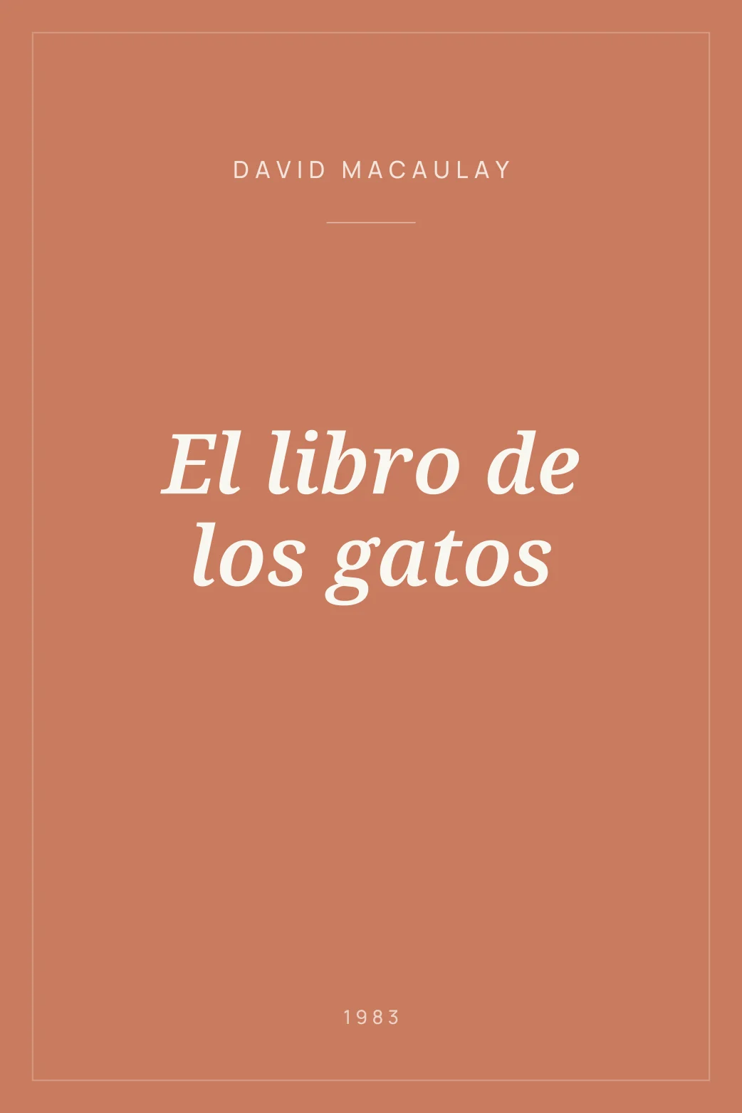 Portada de El libro de los gatos